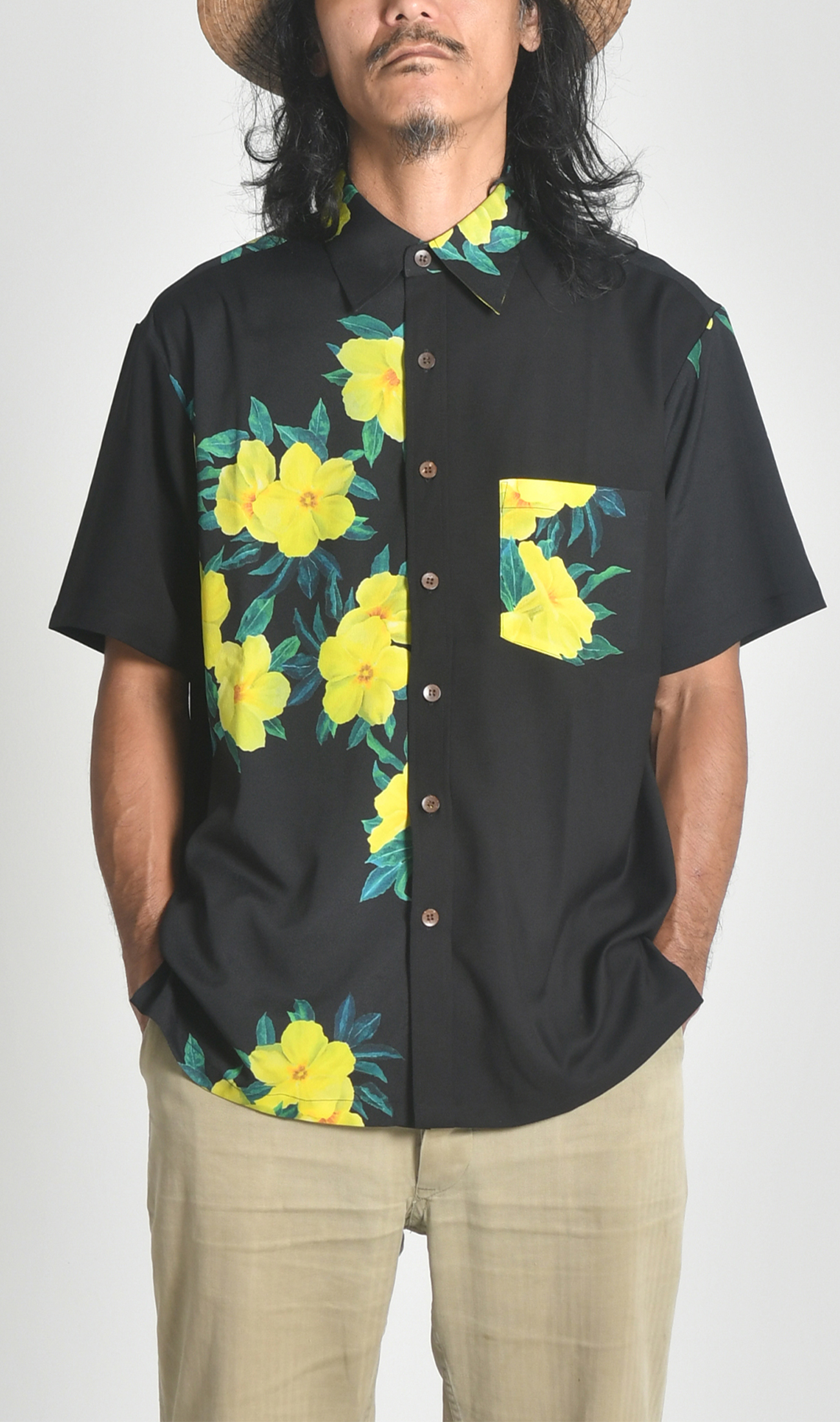 バイカラーシャツ | Allamanda