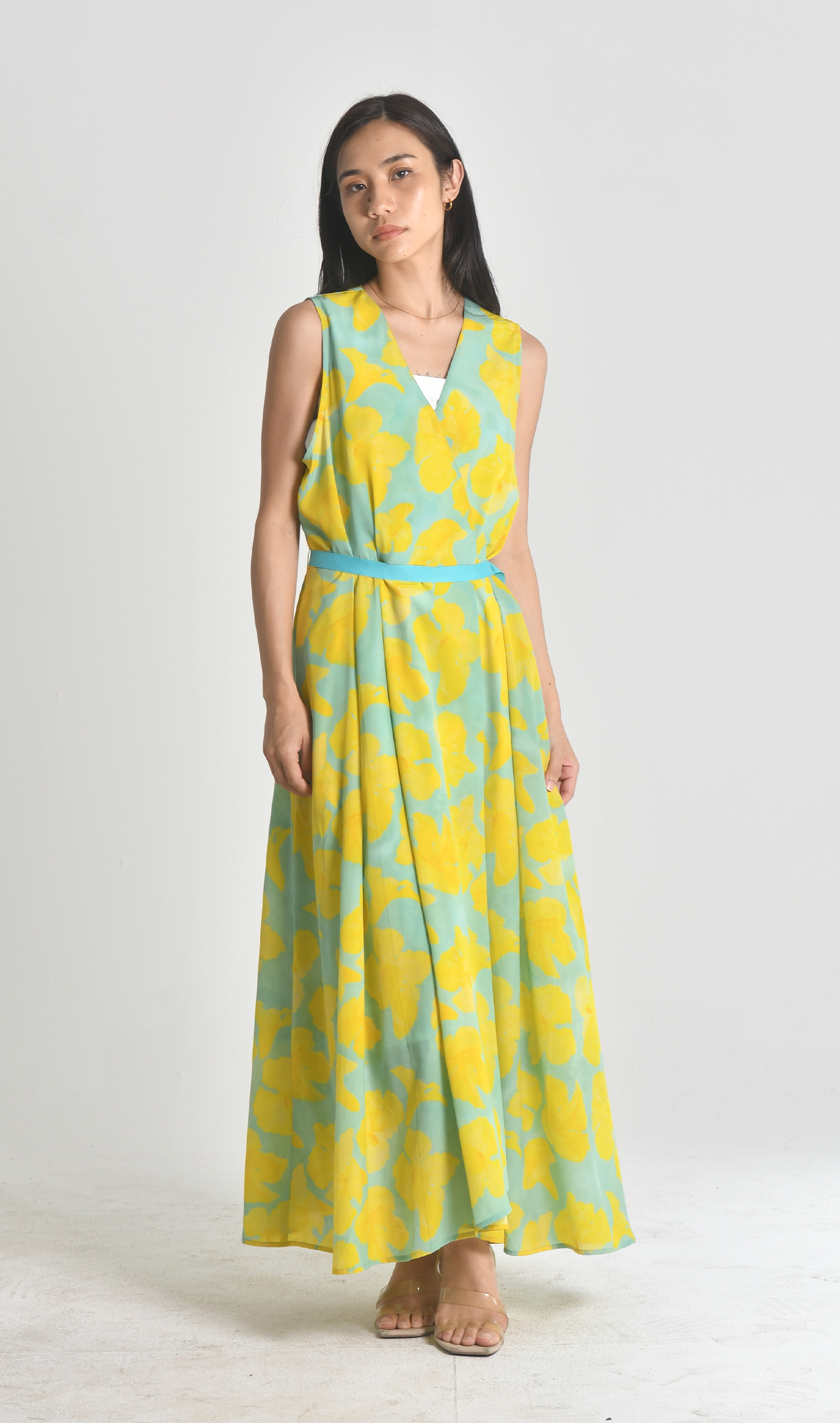 ノースリーブカシュクールフレア | ipee