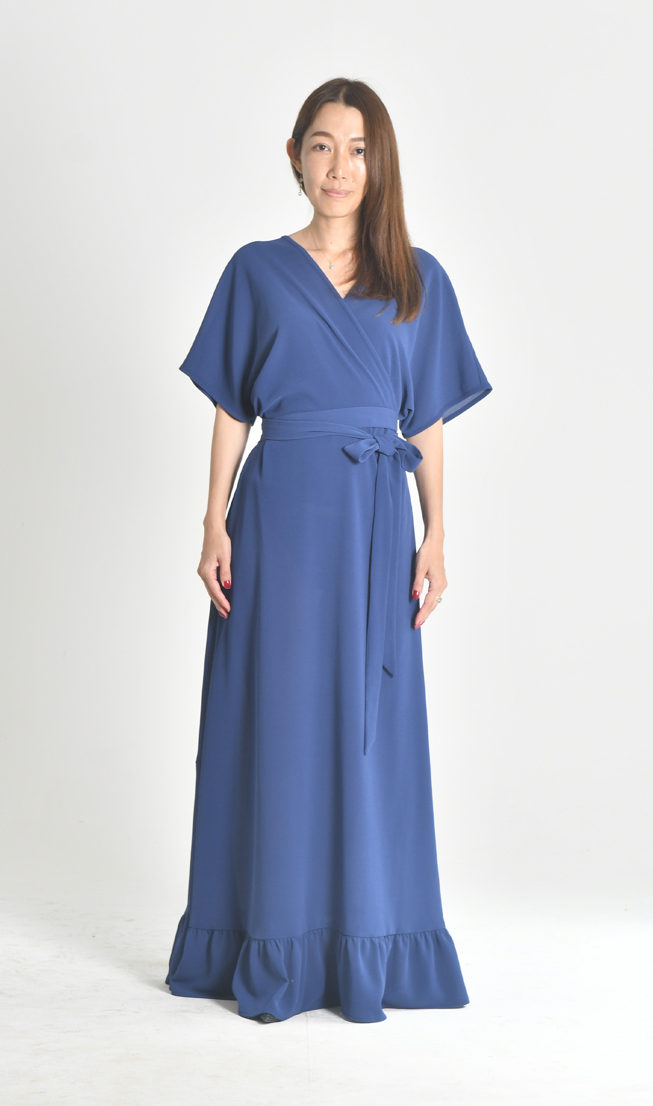 ミディティアードドレス | navy ミディティアードドレス | navy