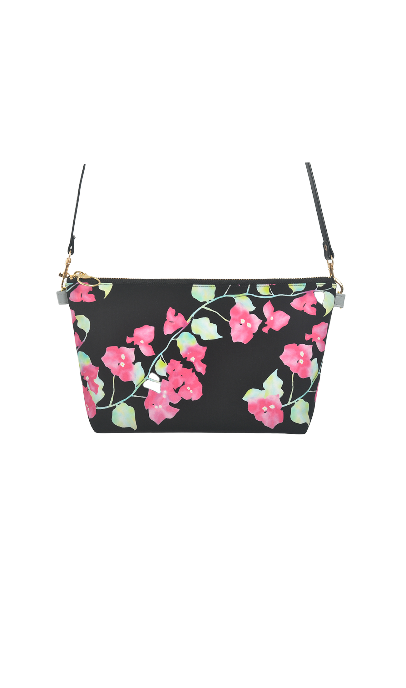 ポシェット | Tropical Bougain black