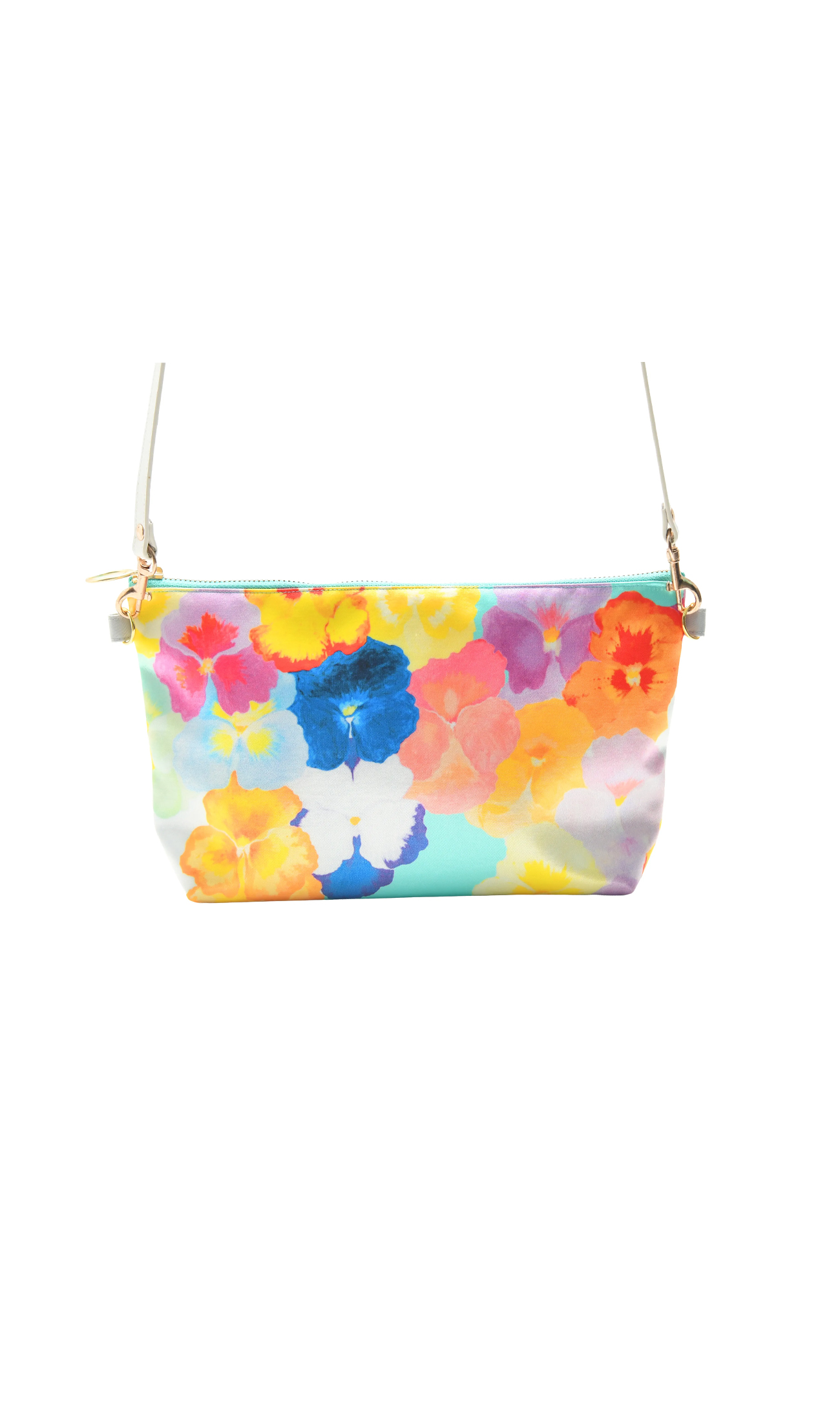 plage ポシェット♡ Metallic Petal Convertible Top Handle Designer Leather Handbag For
