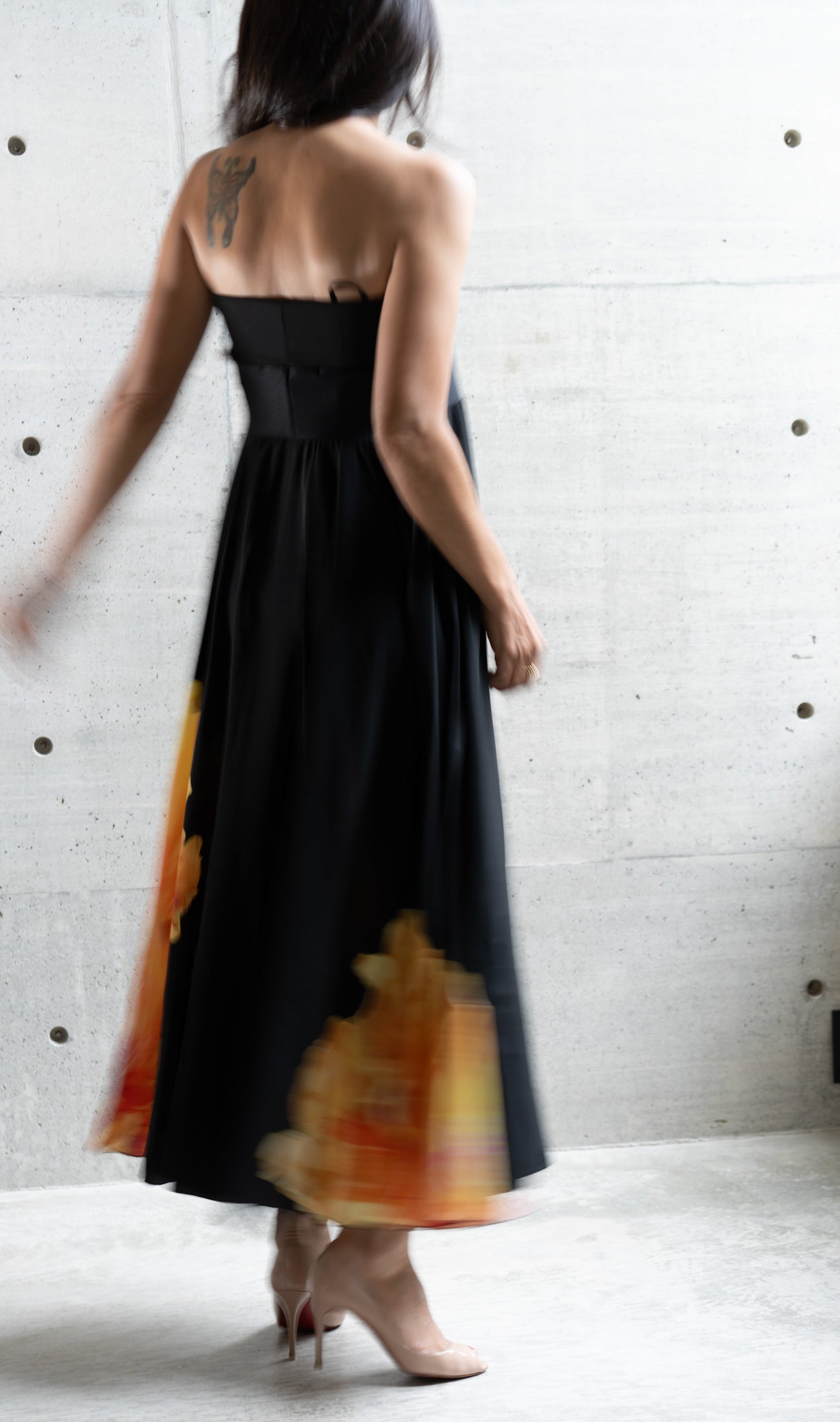 MARIAGE | PICTURESコラボ360°ドレス | Blossom black