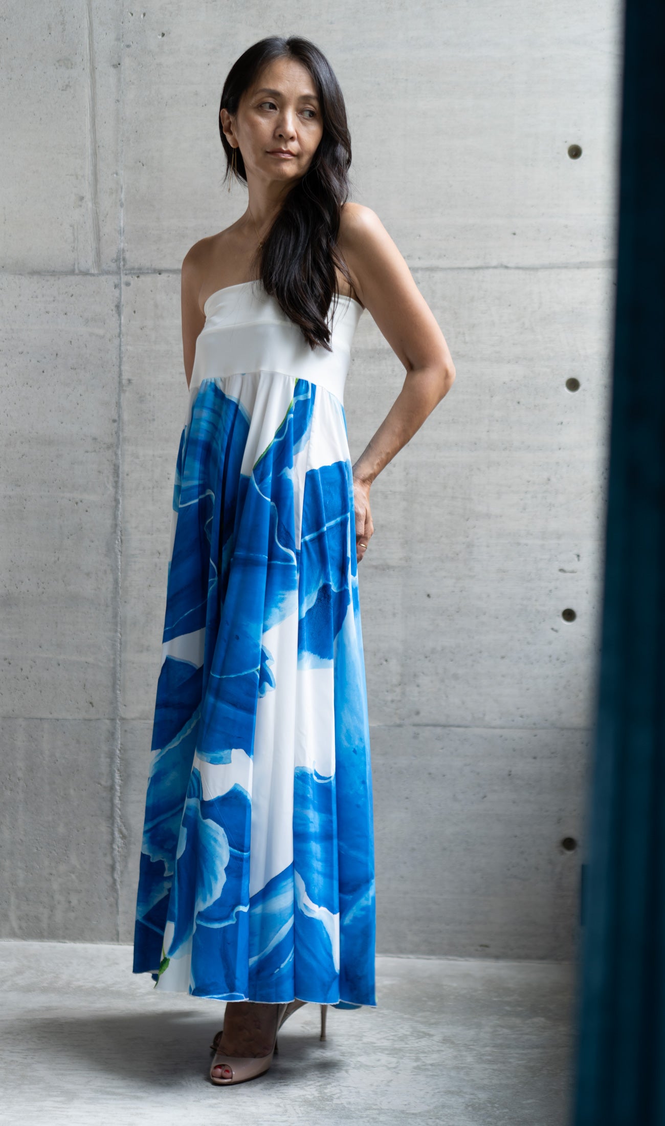 MARIAGE | PICTURESコラボ360°ドレス | Blue lily