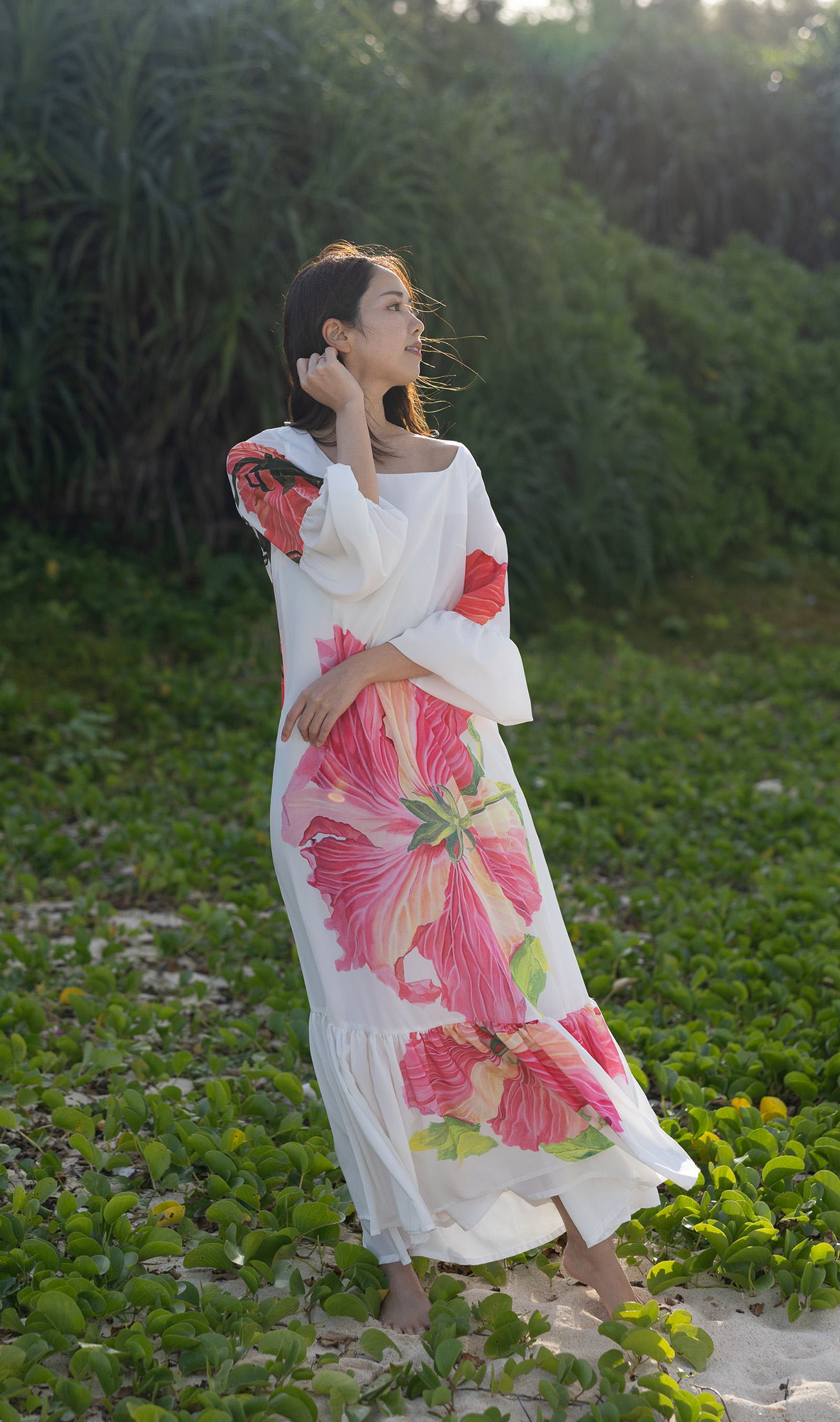 MARIAGE | マンダリンドレス | Nape white