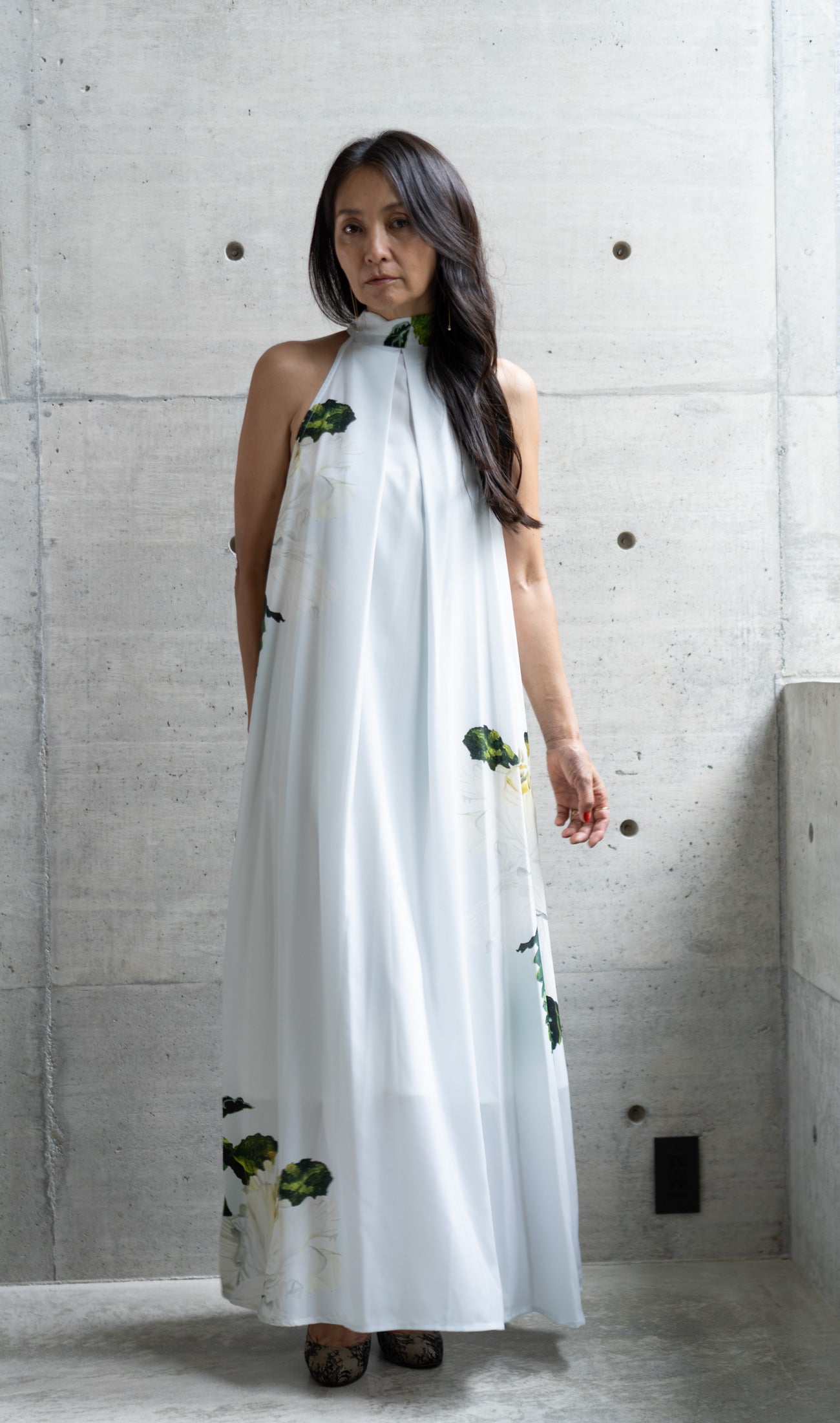 MARIAGE | Mandarin dress | Pollen turquoise