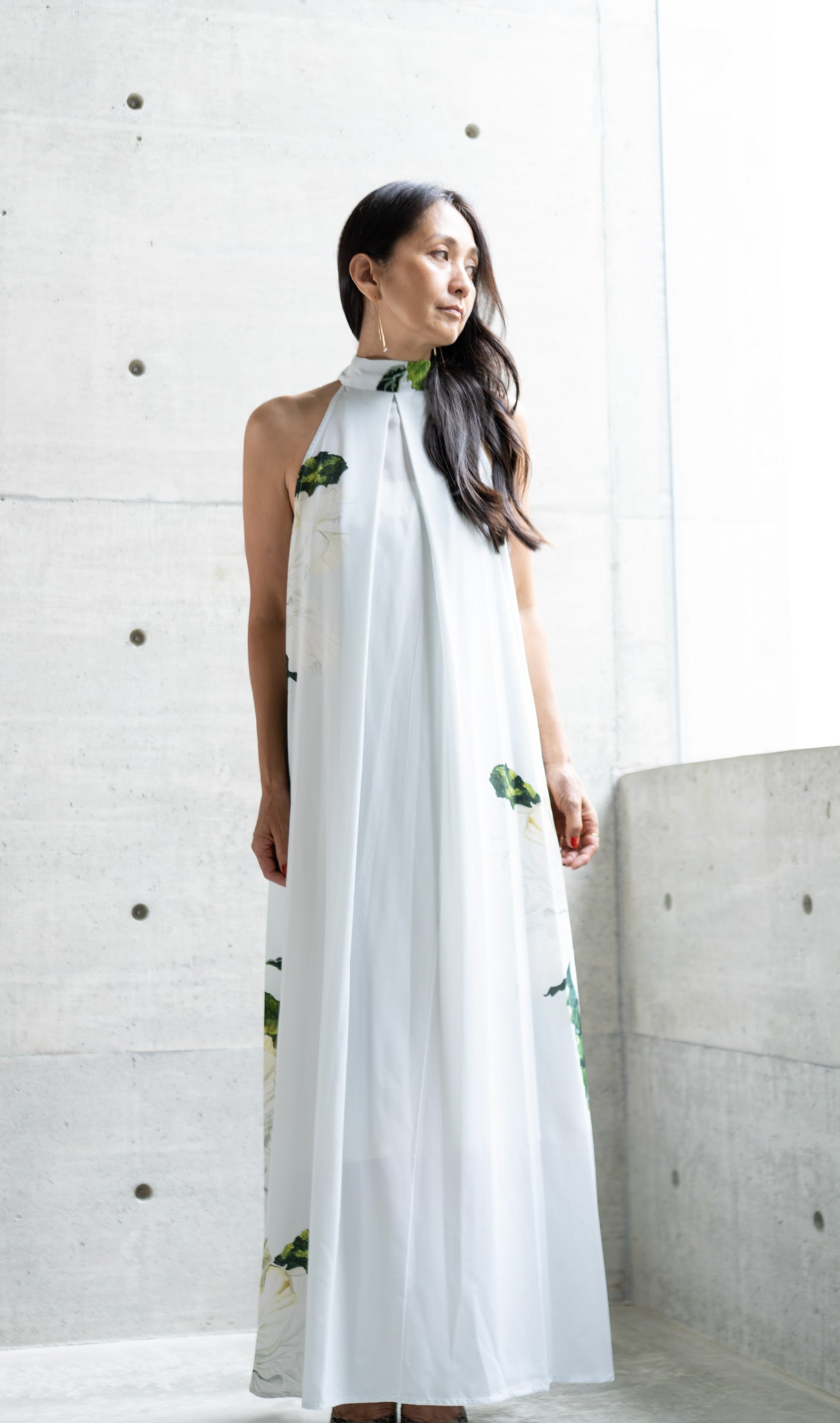 MARIAGE | Mandarin dress | Pollen turquoise