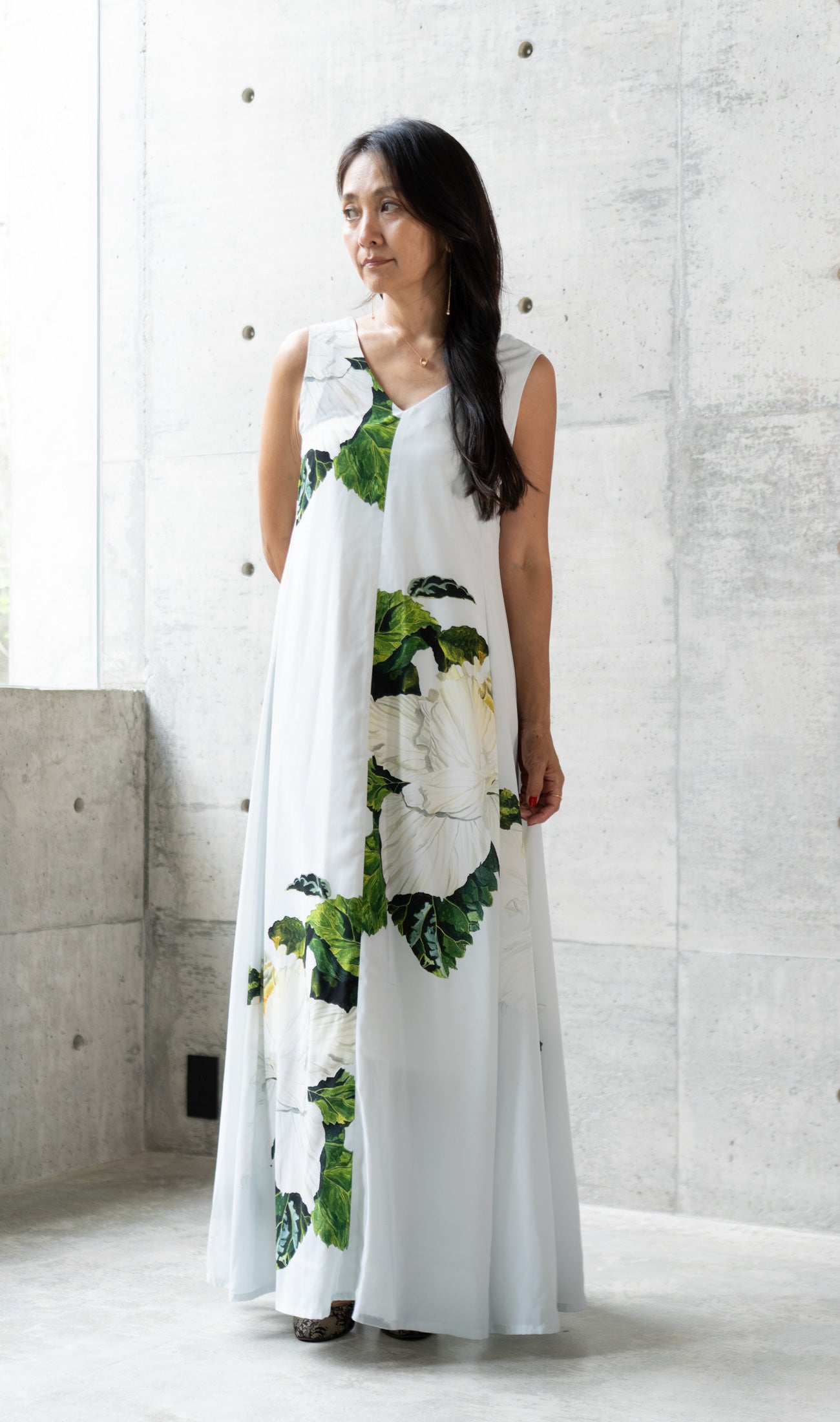 MARIAGE | Mandarin dress | Pollen turquoise