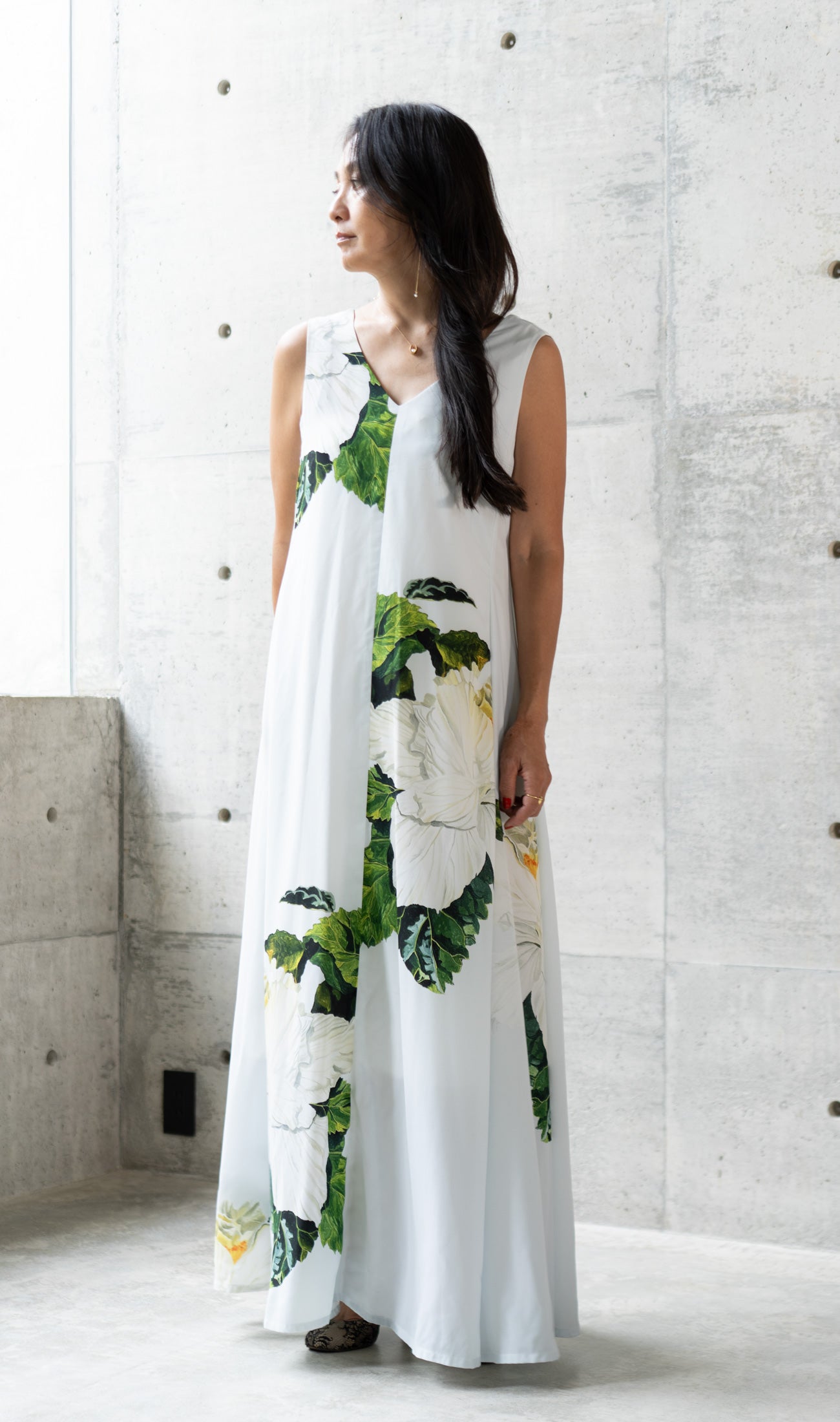 MARIAGE | Mandarin dress | Pollen turquoise