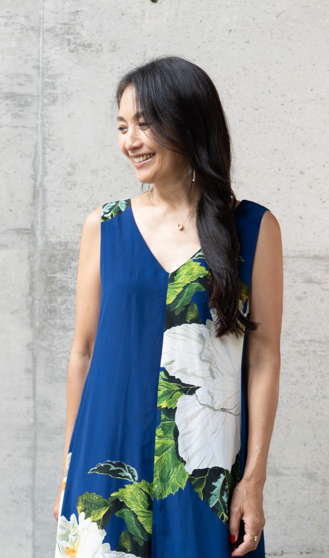 MARIAGE | Mandarin dress | Pollen turquoise