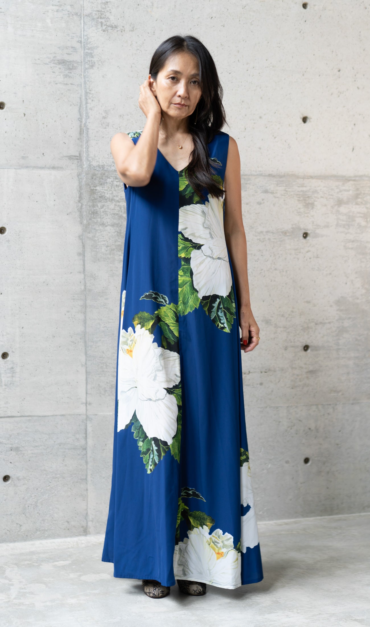 MARIAGE | Mandarin dress | Pollen turquoise