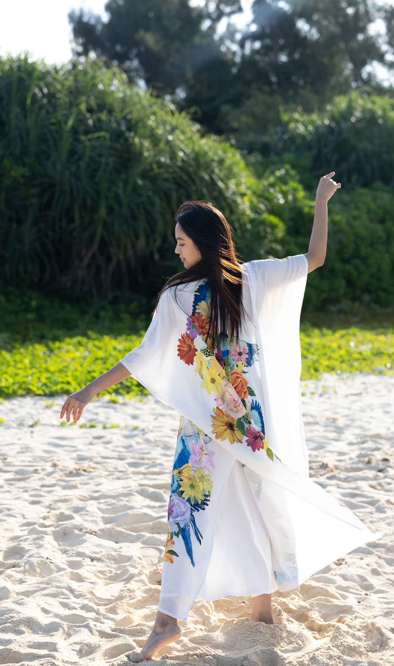 MARIAGE | フロウイングドレス | Bouquet frolic white