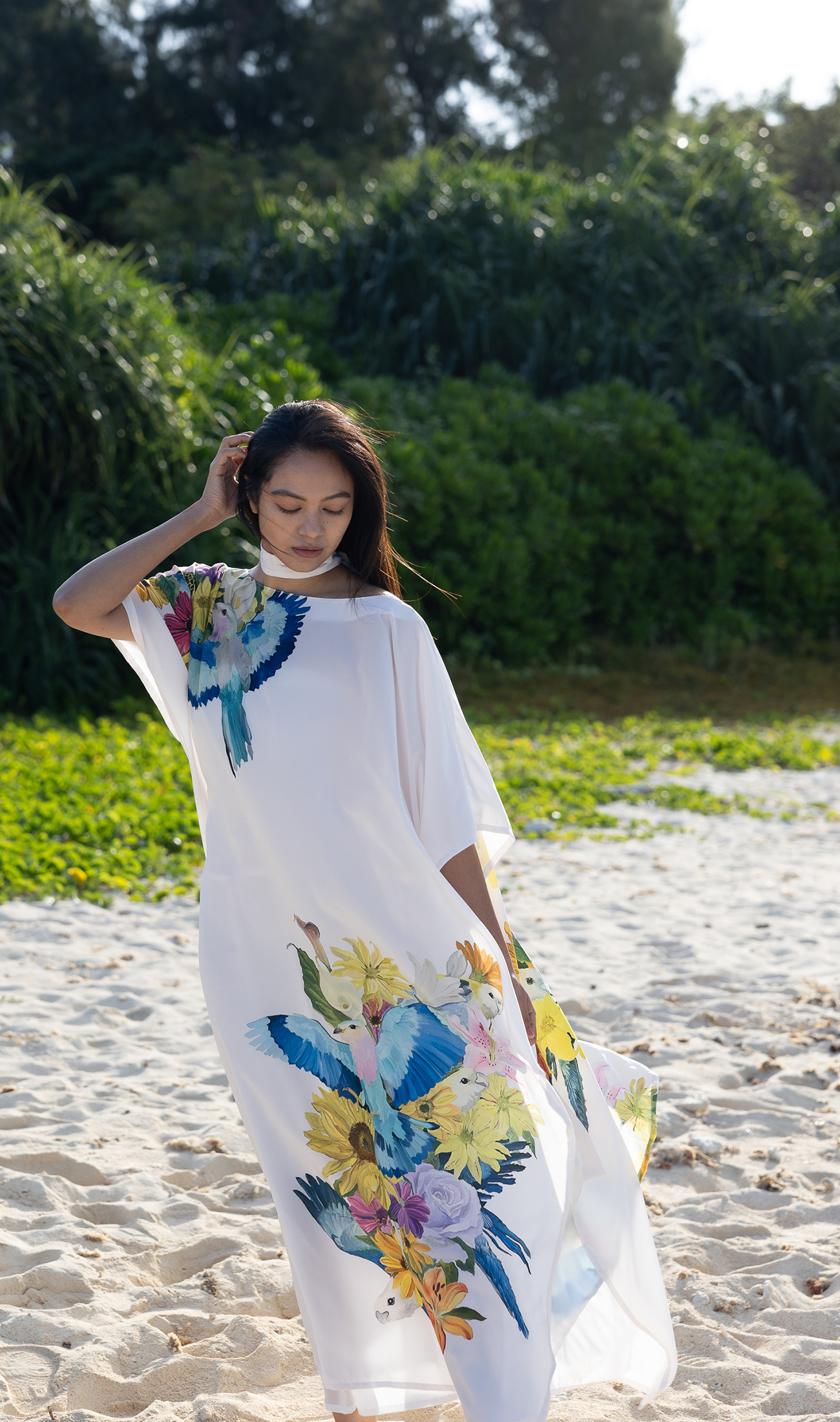 MARIAGE | フロウイングドレス | Bouquet frolic white