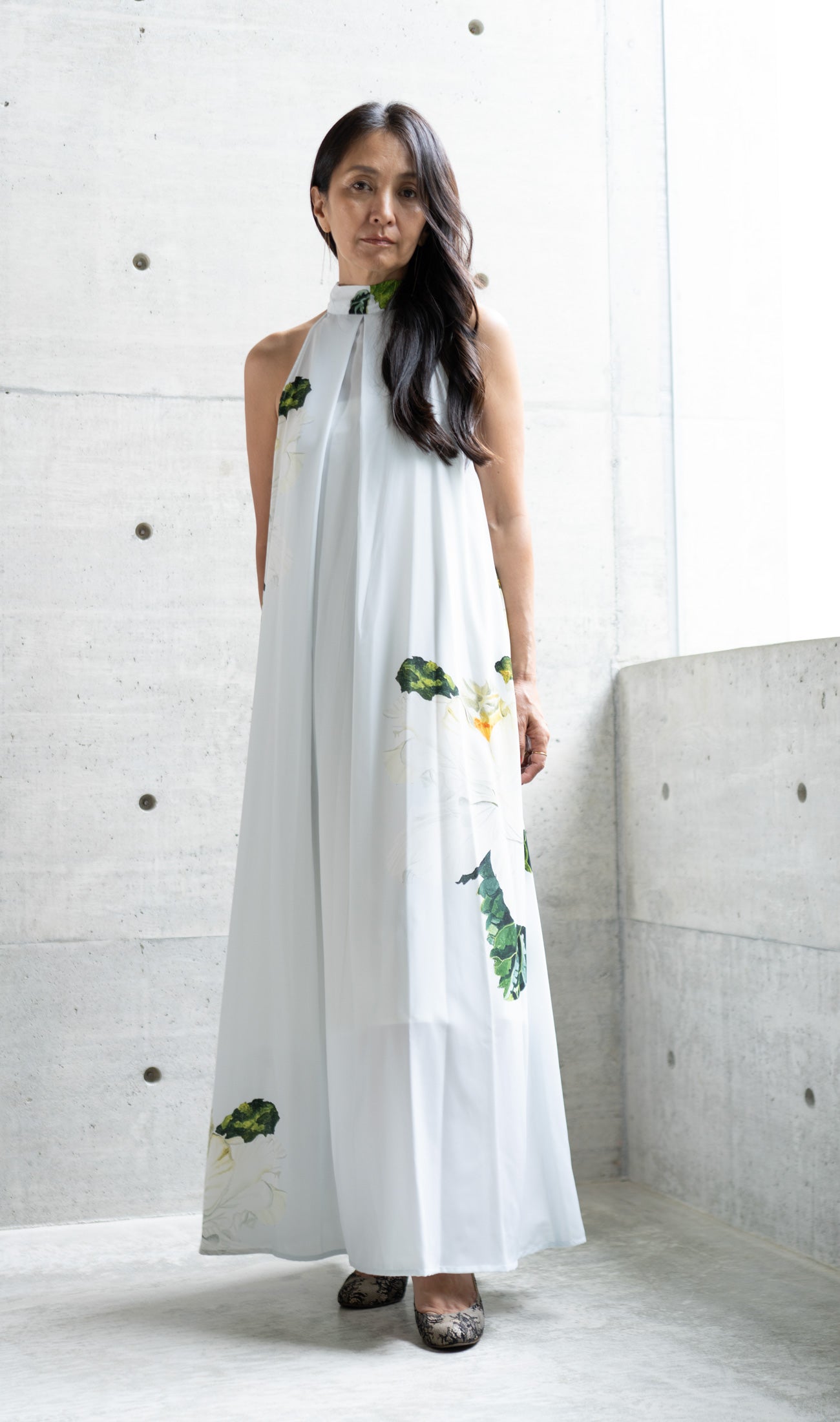 MARIAGE | Mandarin dress | Pollen turquoise
