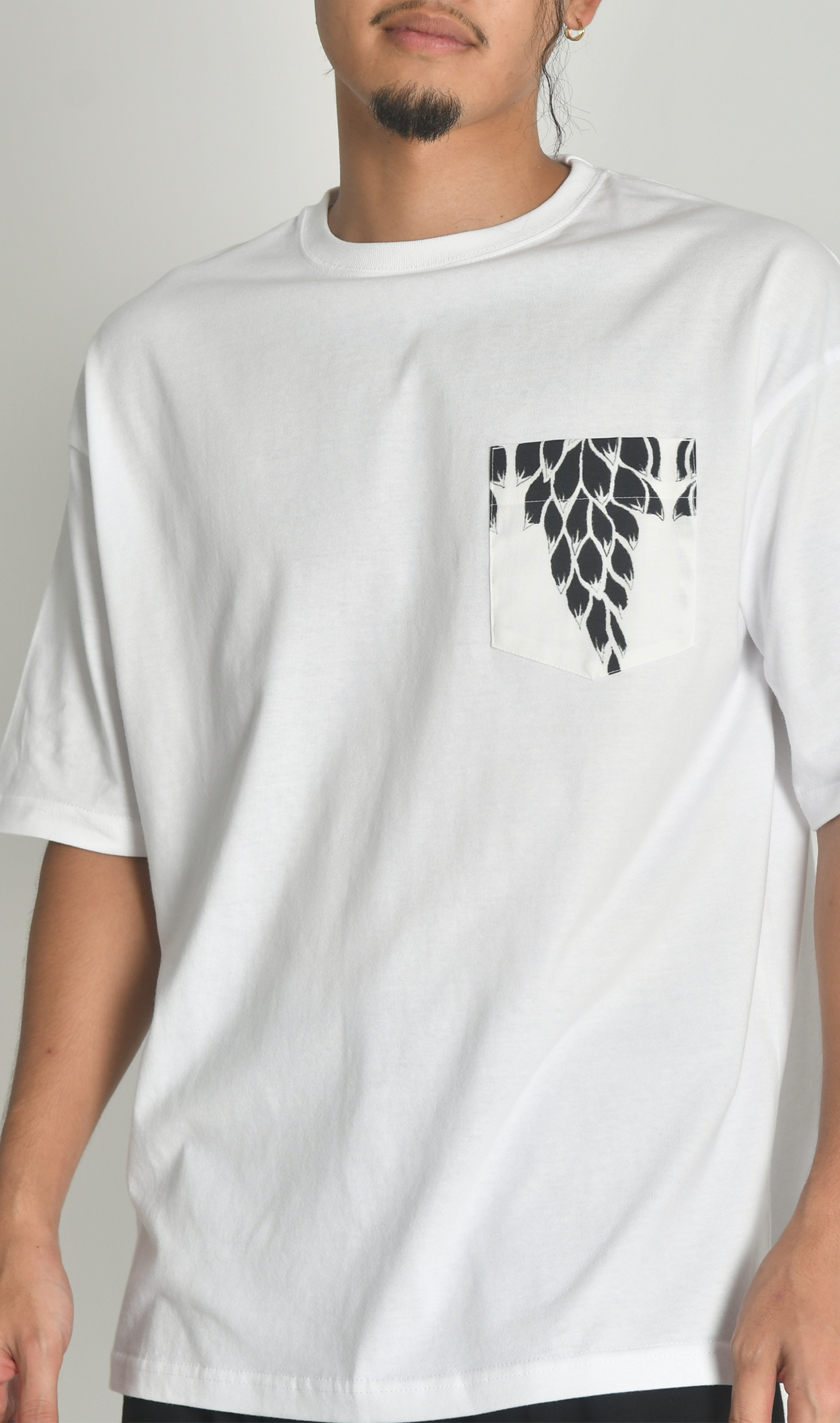 ポケットTシャツ(ホワイト) | Gettoka
