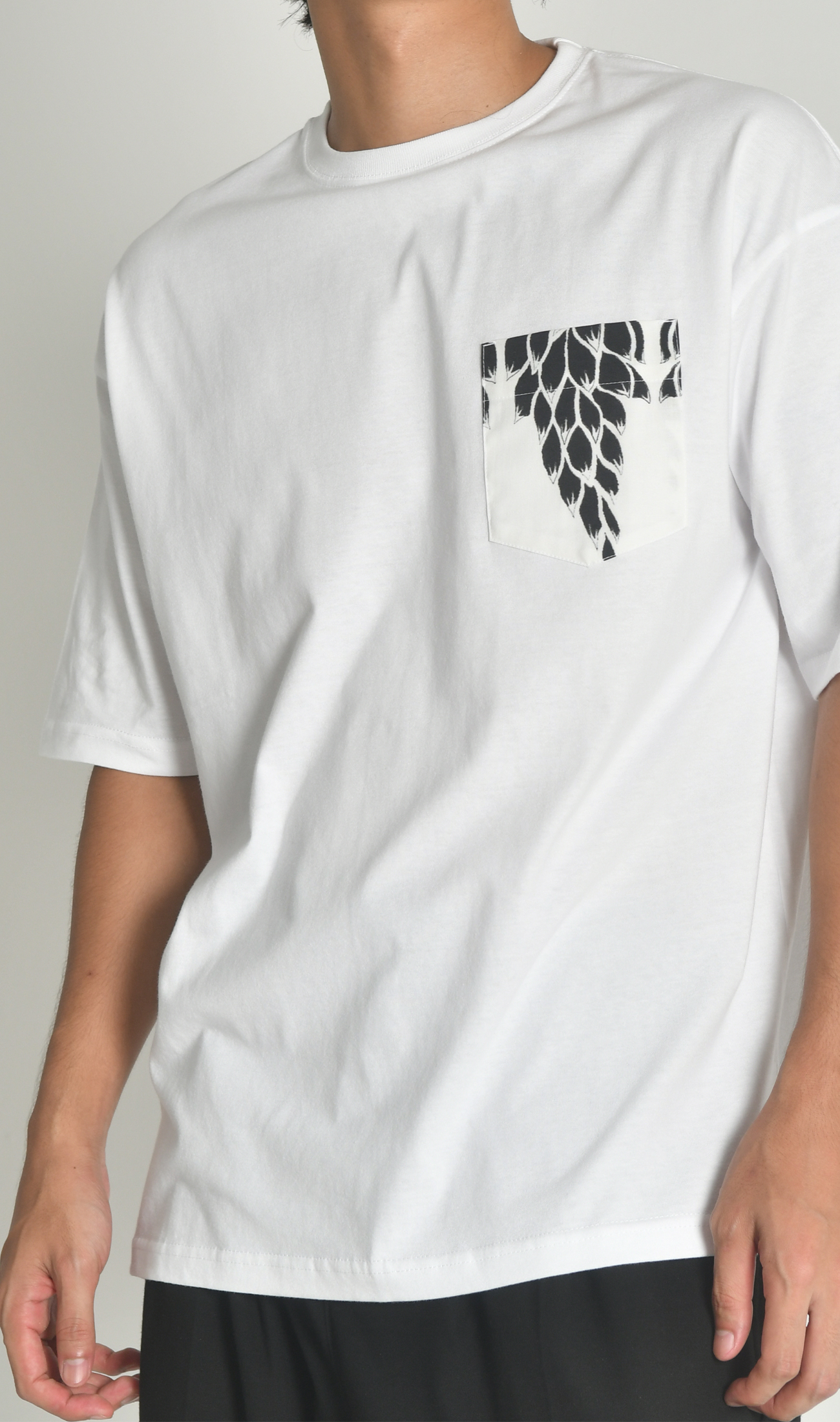 ポケットTシャツ(ホワイト) | Gettoka