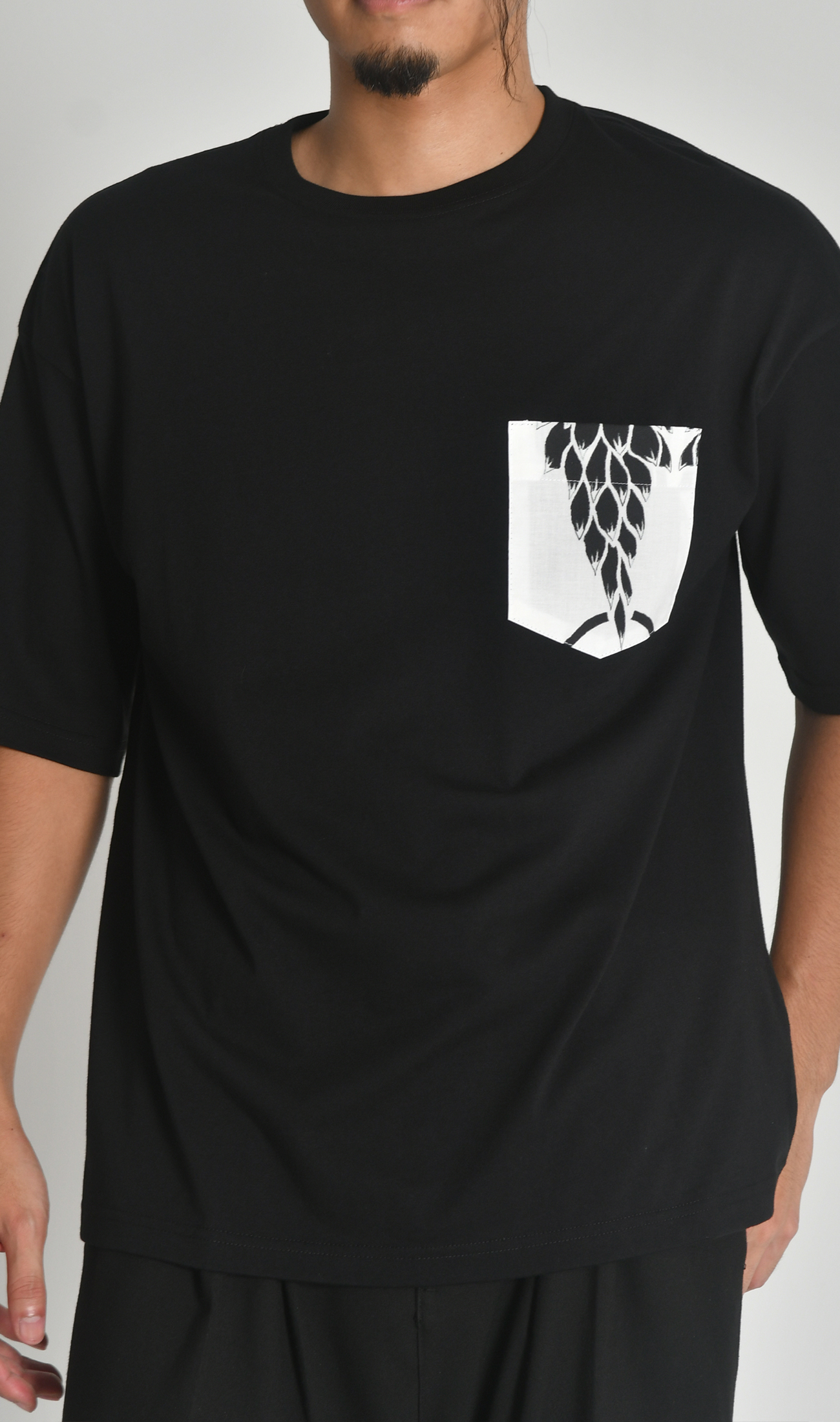 ポケットTシャツ(ブラック) | Gettoka