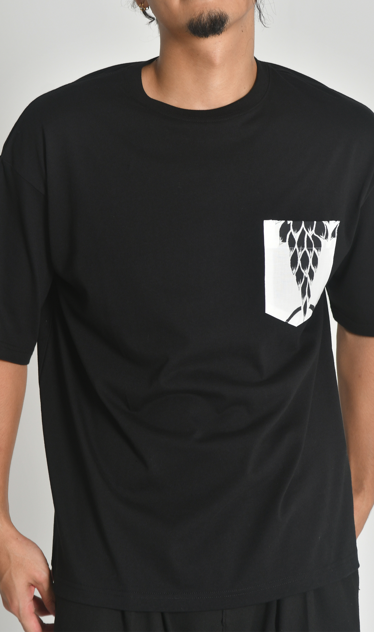 ポケットTシャツ(ブラック) | Gettoka