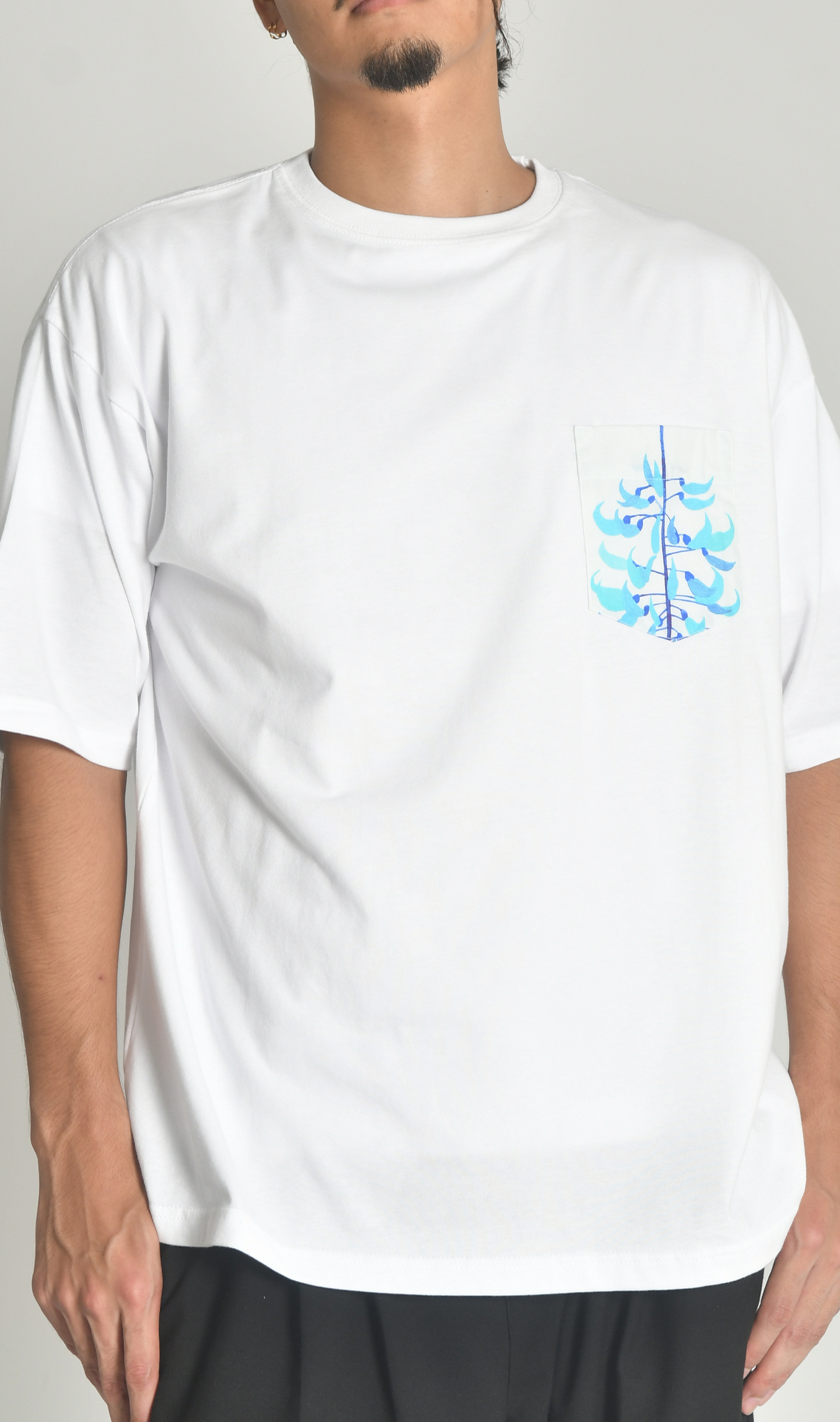 ポケットTシャツ(ホワイト) | hisuikazura white