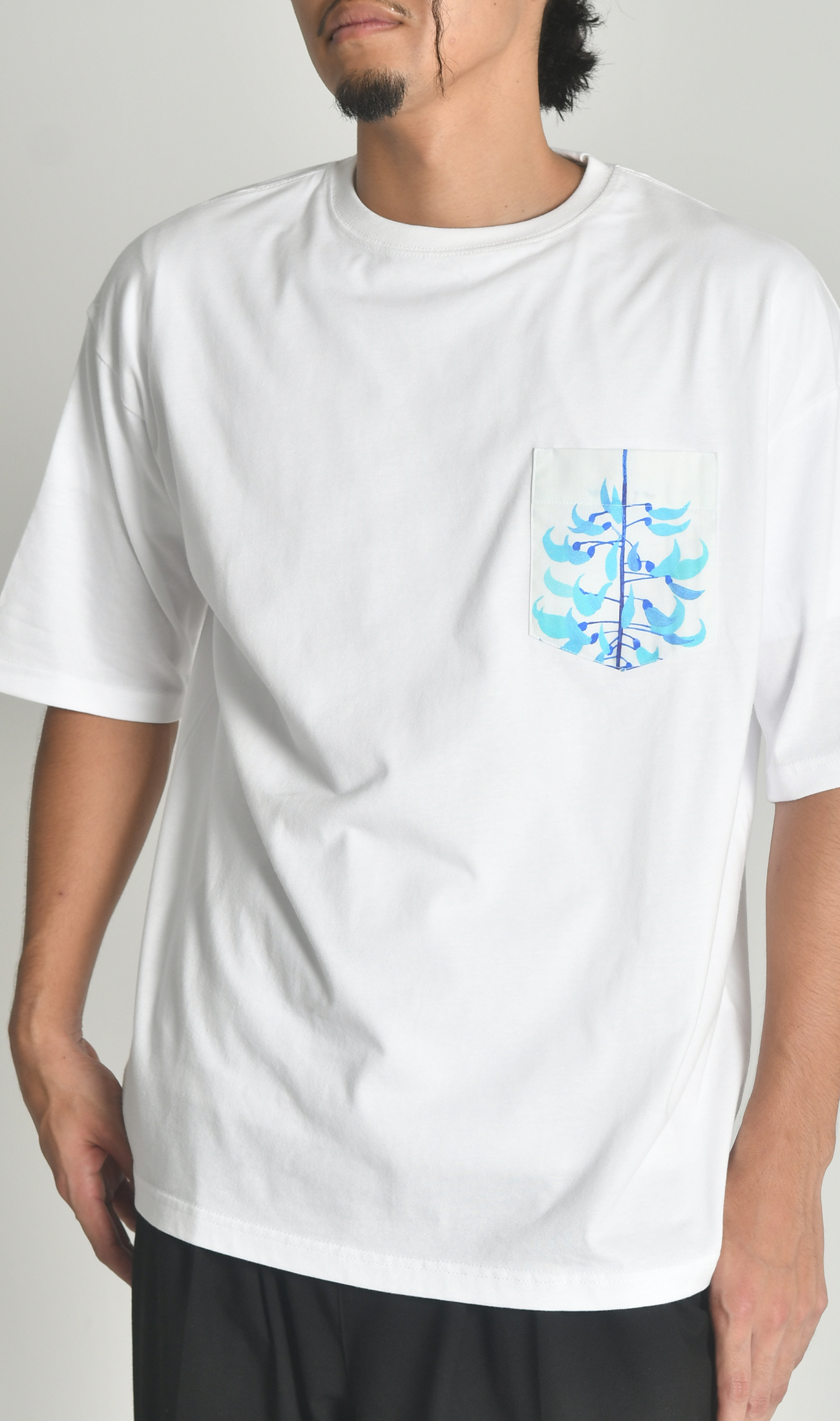ポケットTシャツ(ホワイト) | hisuikazura white