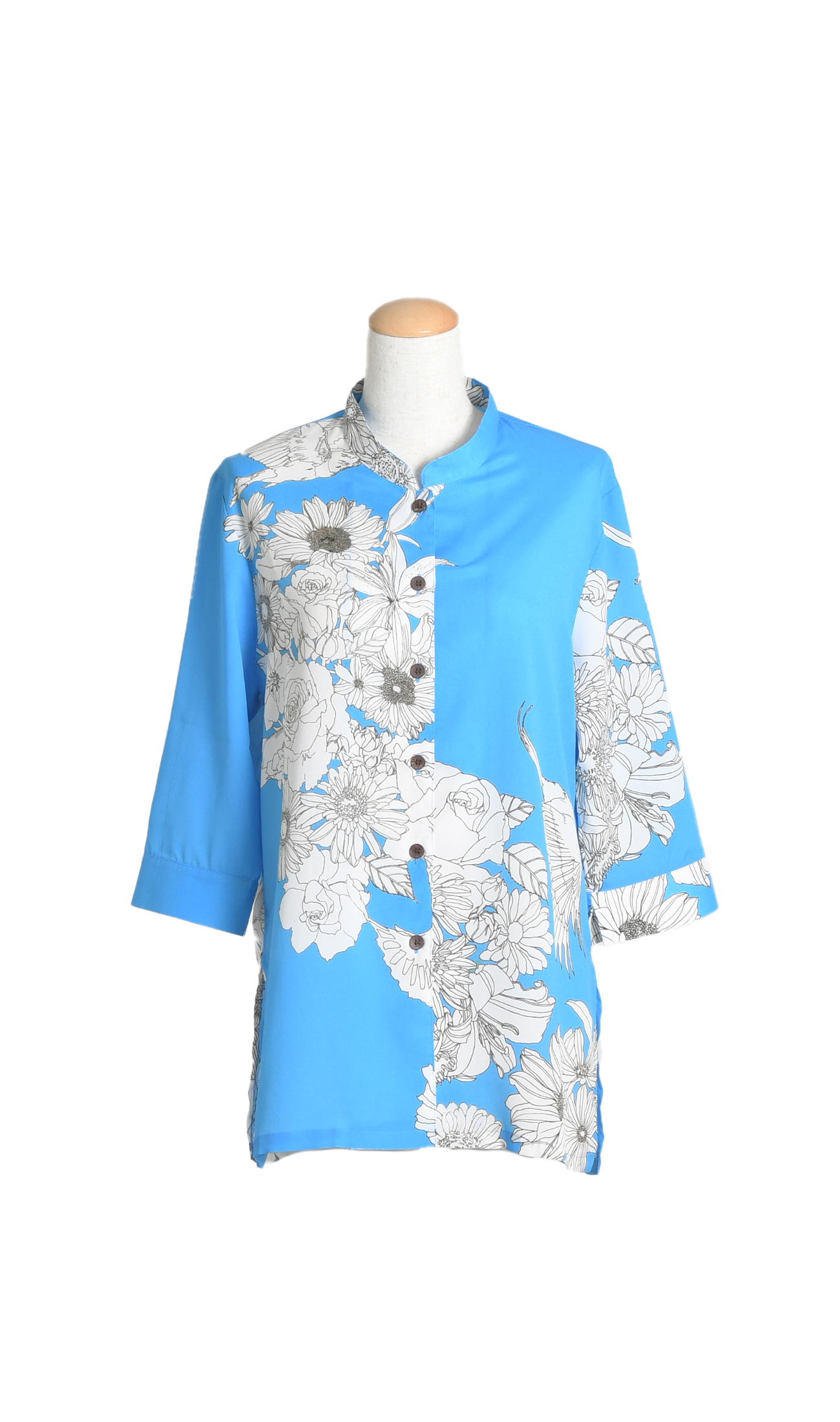 【レンタル】レディースカリーシャツ | bouquet blue