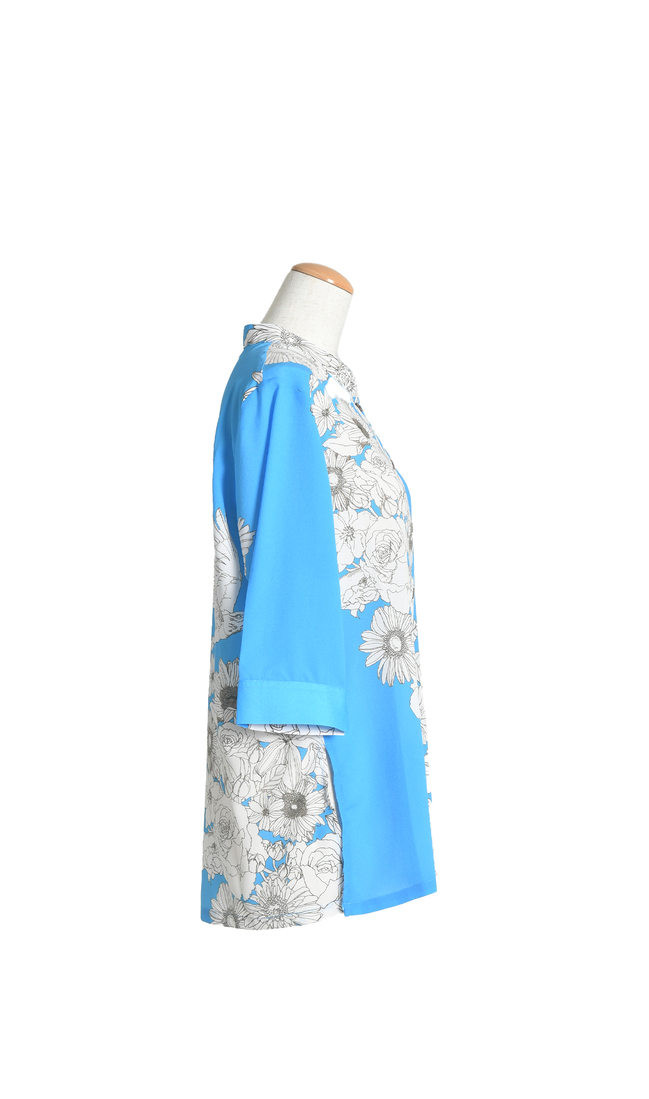 【レンタル】レディースカリーシャツ | bouquet blue