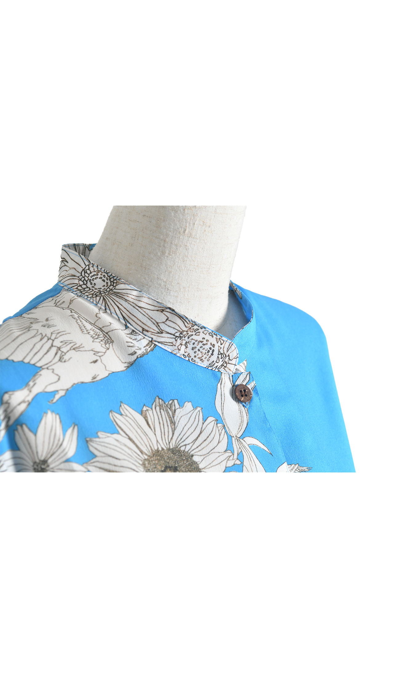 【レンタル】レディースカリーシャツ | bouquet blue