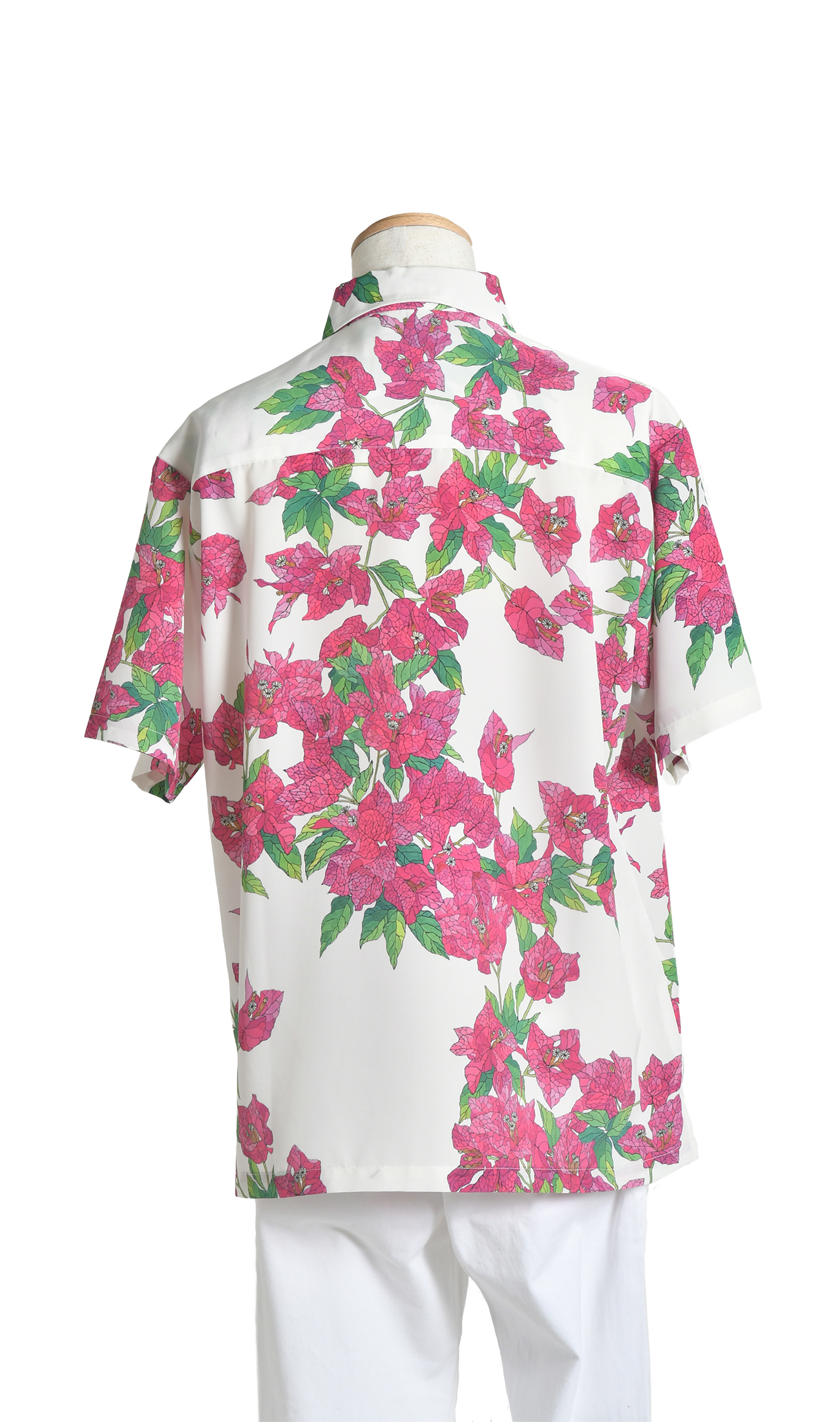 【レンタル】メンズシャツ | Bougainvillea white