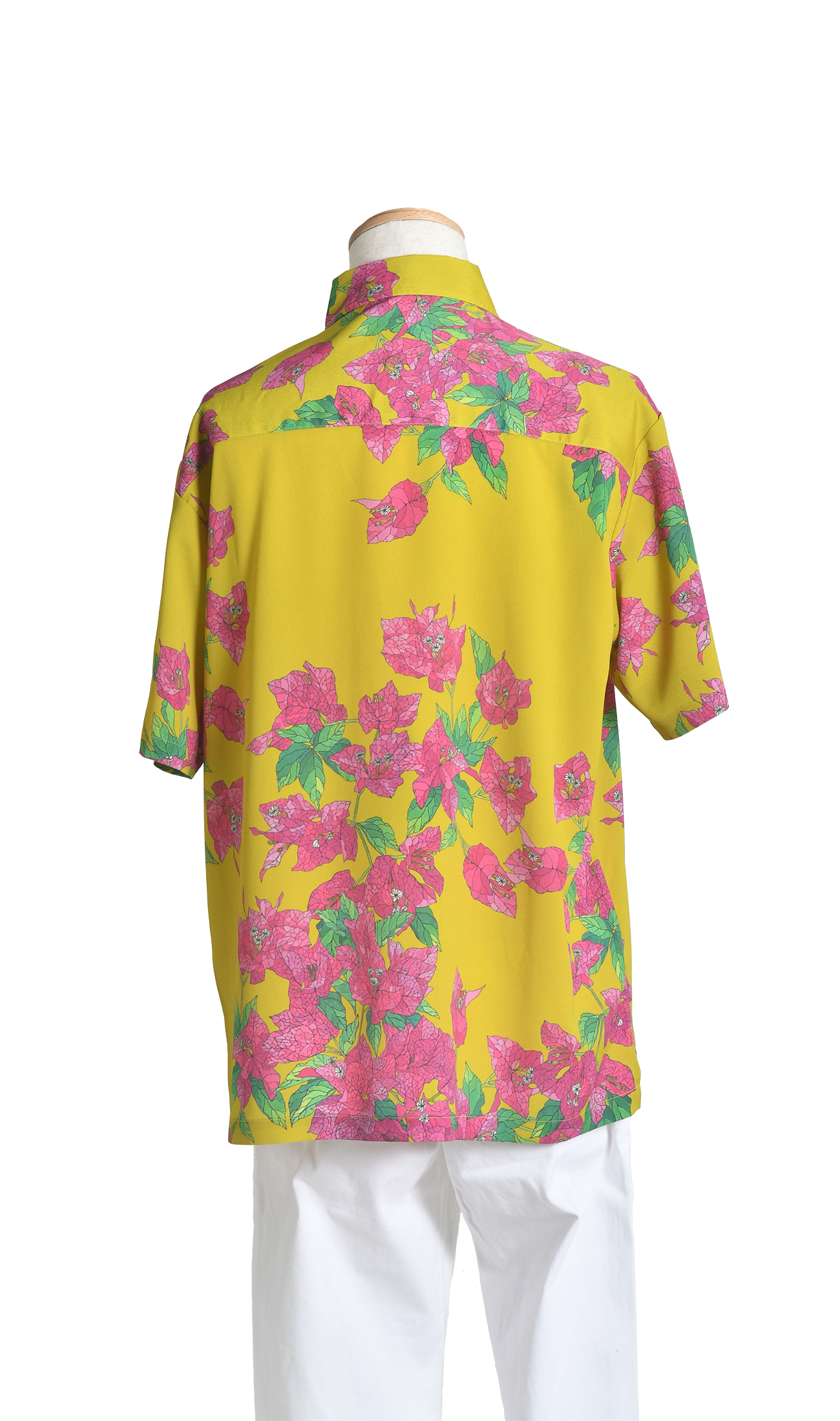 【レンタル】メンズシャツ | Bougainvillea mustard