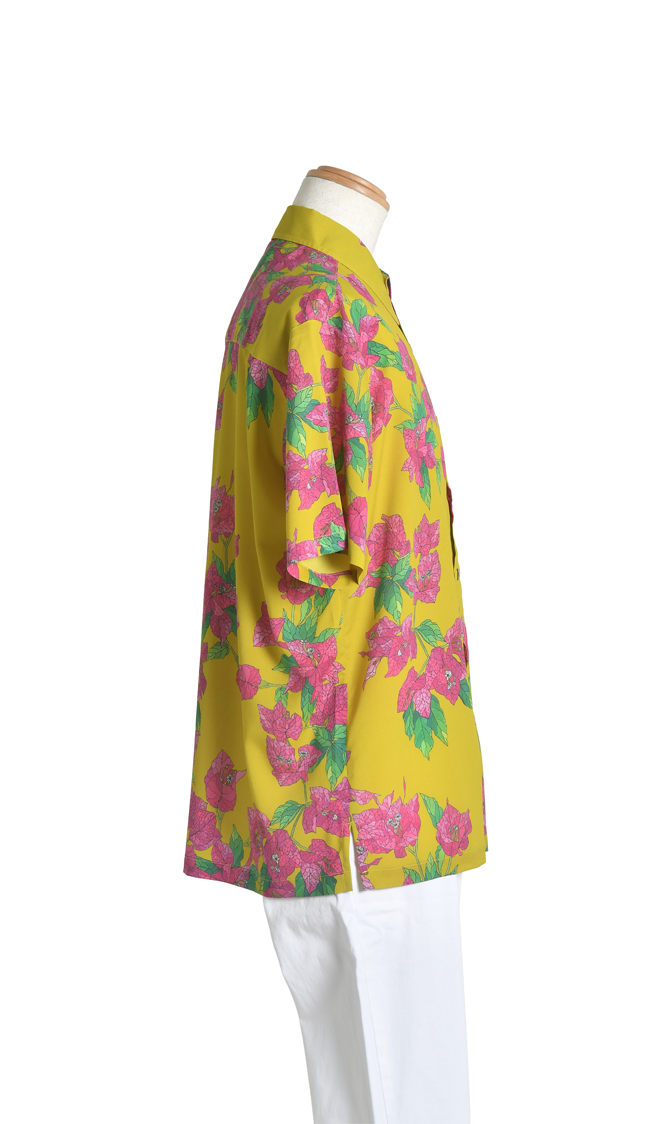 【レンタル】メンズシャツ | Bougainvillea mustard