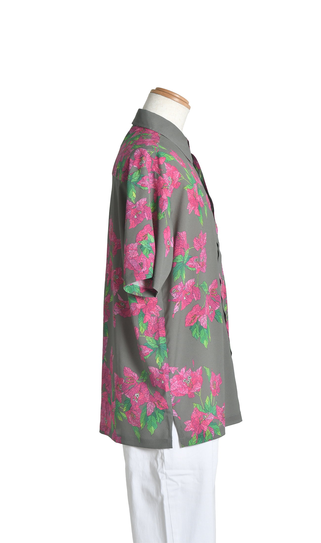 【レンタル】メンズシャツ | Bougainvillea gray