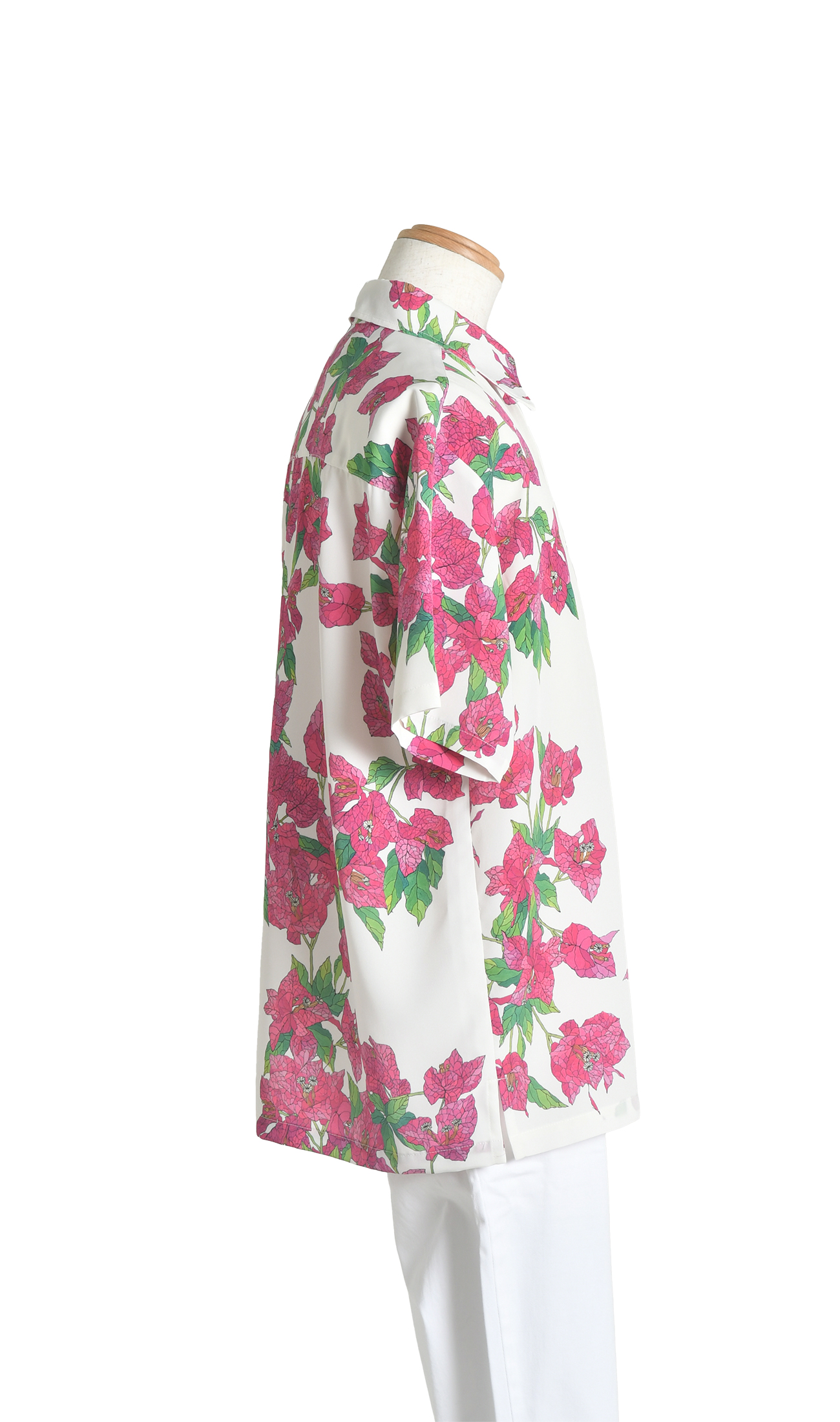 【レンタル】メンズシャツ | Bougainvillea white