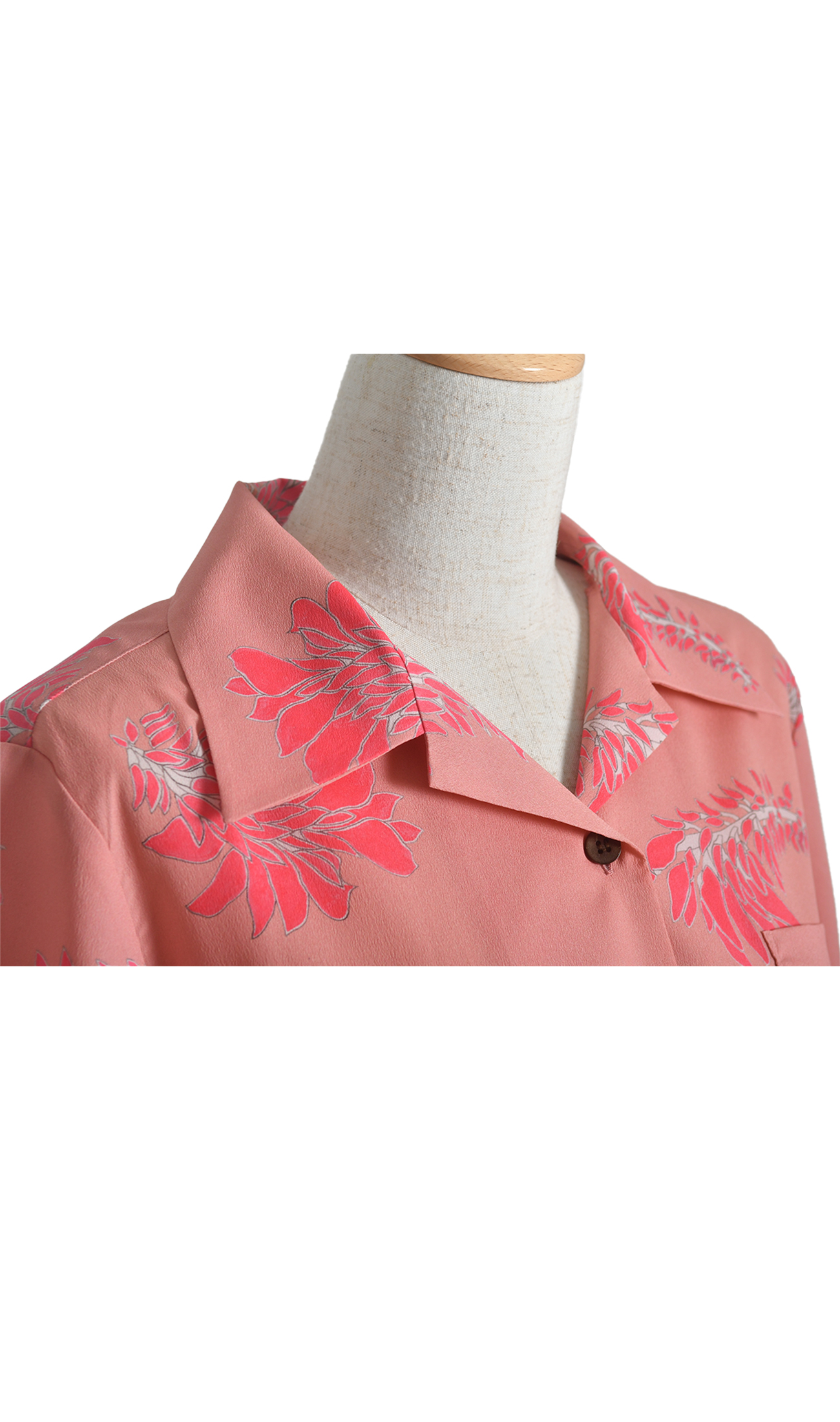 【レンタル】メンズオープンカラーシャツ | Deigo salmon pink