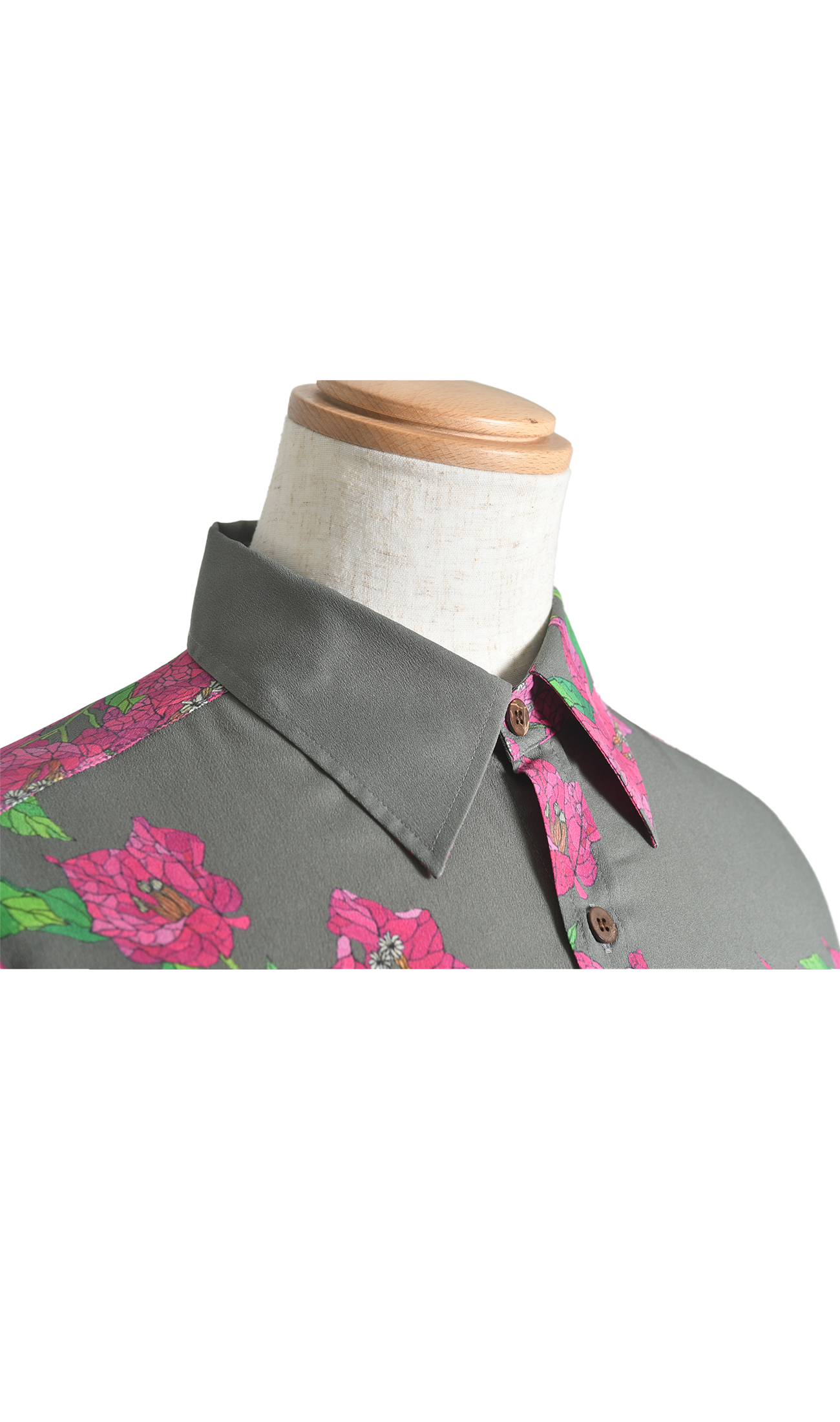 【レンタル】メンズシャツ | Bougainvillea gray