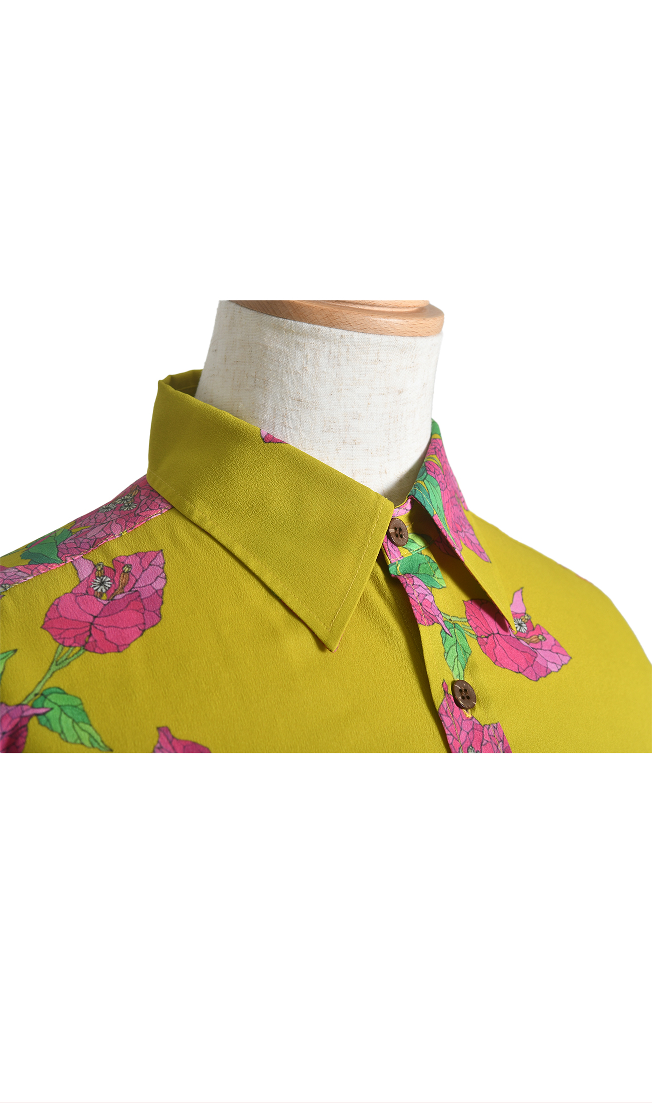 【レンタル】メンズシャツ | Bougainvillea mustard