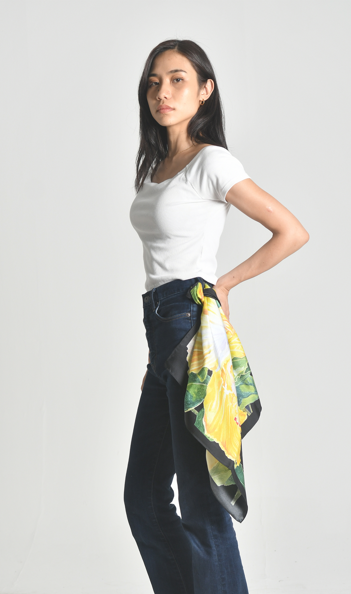 NUNUシルクスカーフ | Betty yellow NUNUシルクスカーフ | Betty yellow