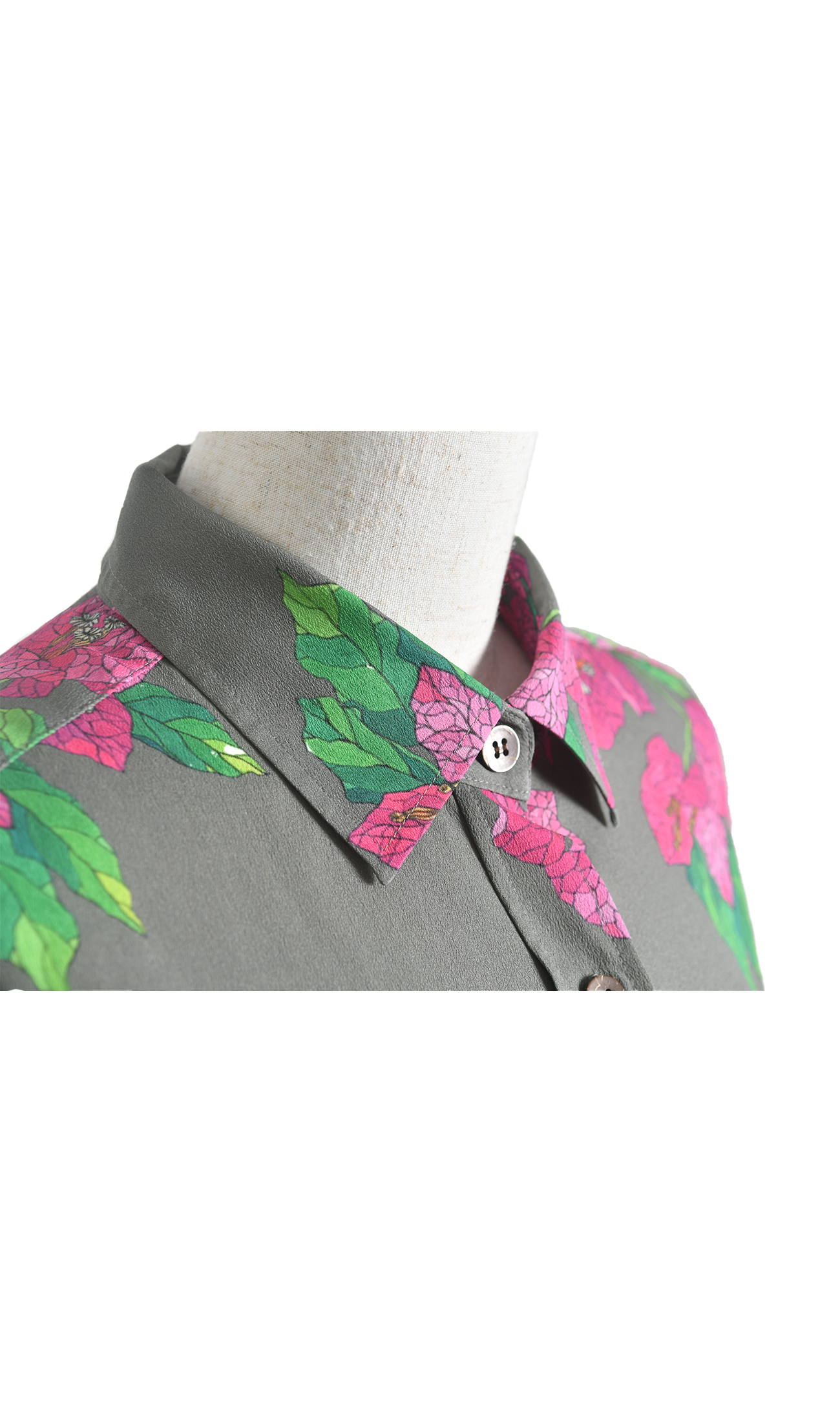 【レンタル】レディースシャツ | Bougainvillea gray