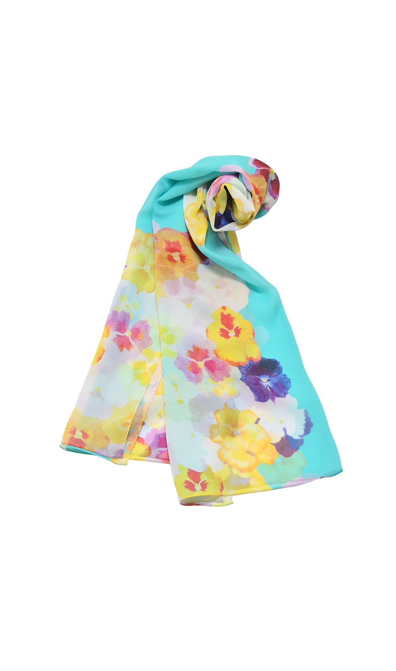 ストール | Pansy Turquoise
