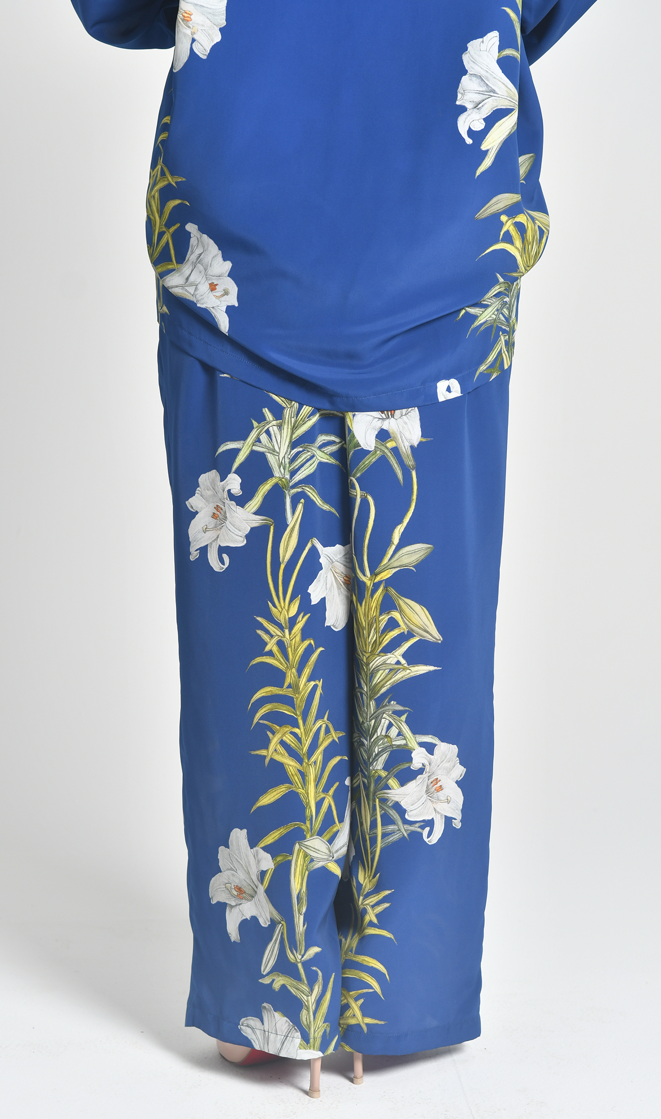 オーバーシルエットロングスリーブセットアップ |  Trumpet lily - indigo