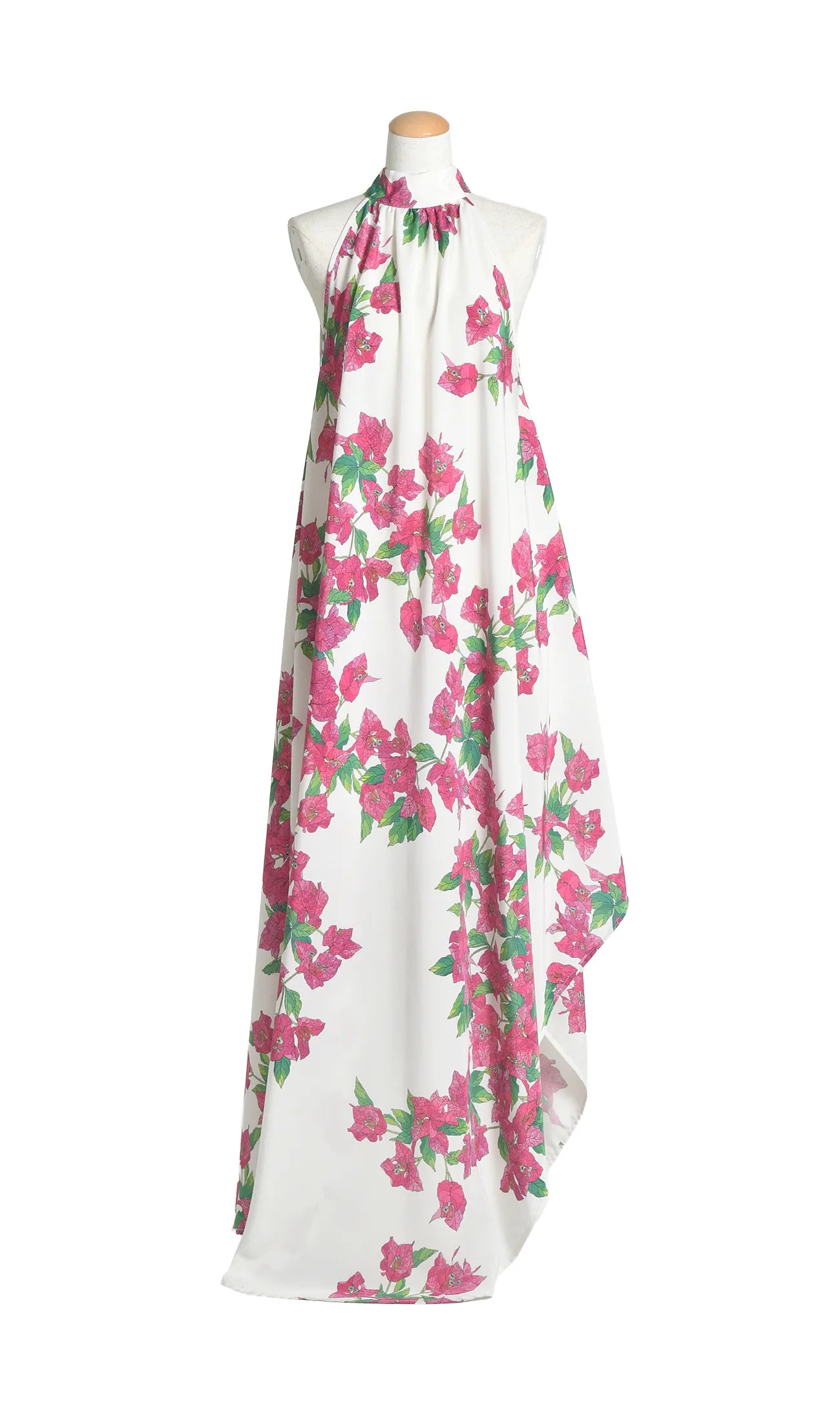 【レンタル】アシンメトリーホルタードレス | Bougainvillea white