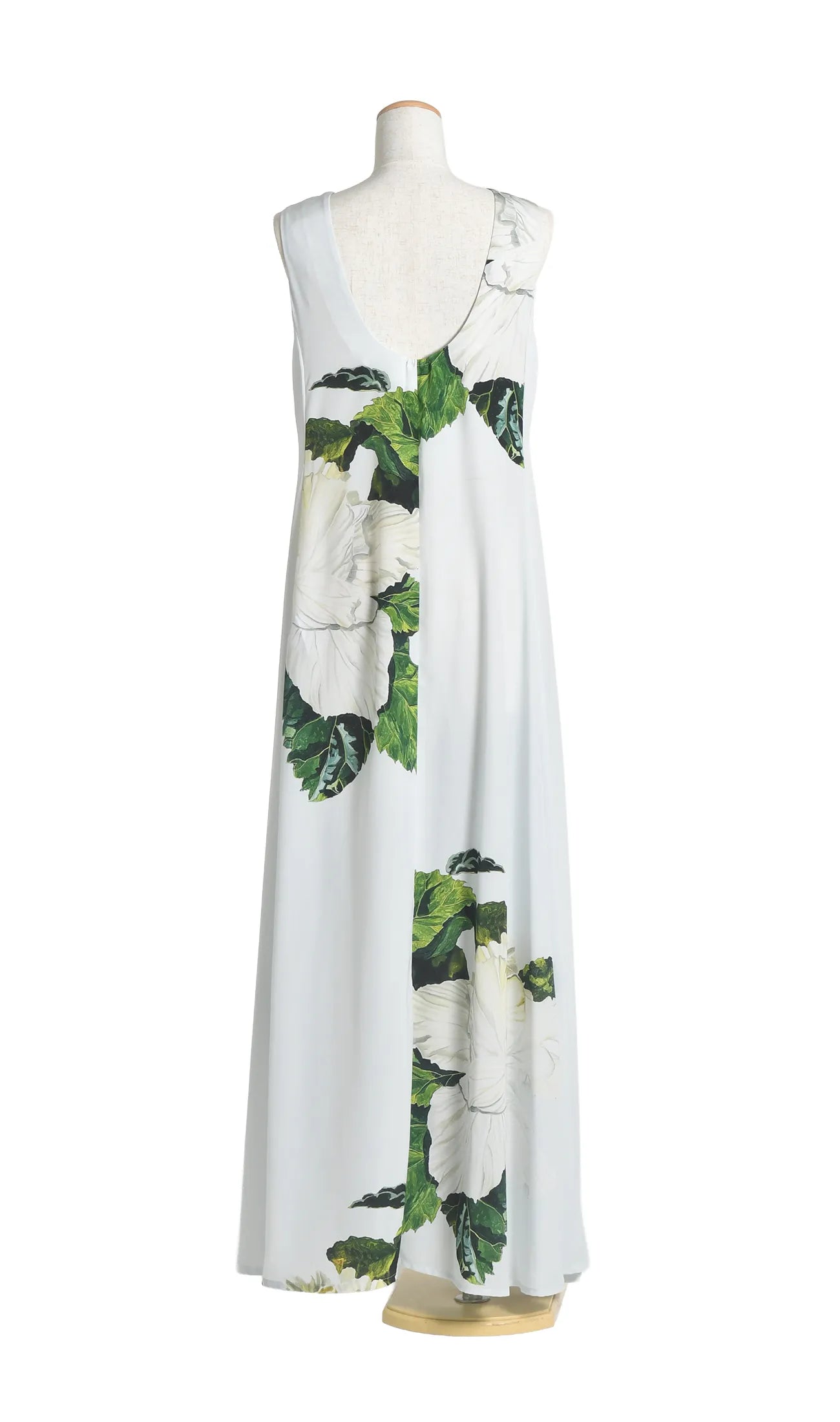 MARIAGE | Vネックフレアドレス | Hibis white (base white)