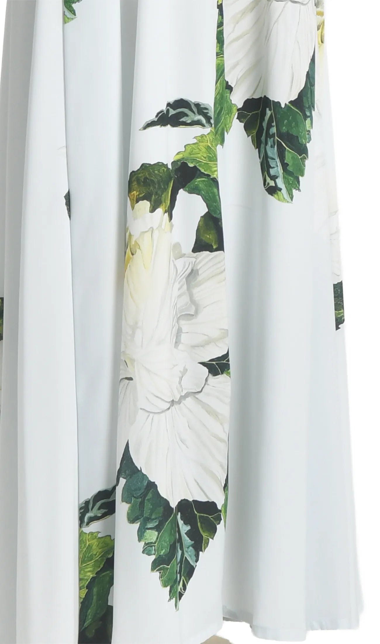 MARIAGE | Vネックフレアドレス | Hibis white (base white)
